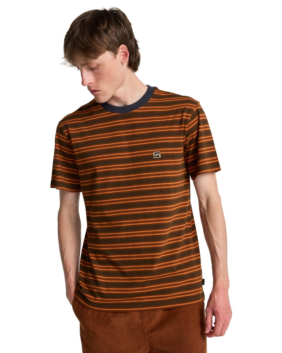 Billabong T-shirt à Manches Courtes Baxter Dark Brown L Homme