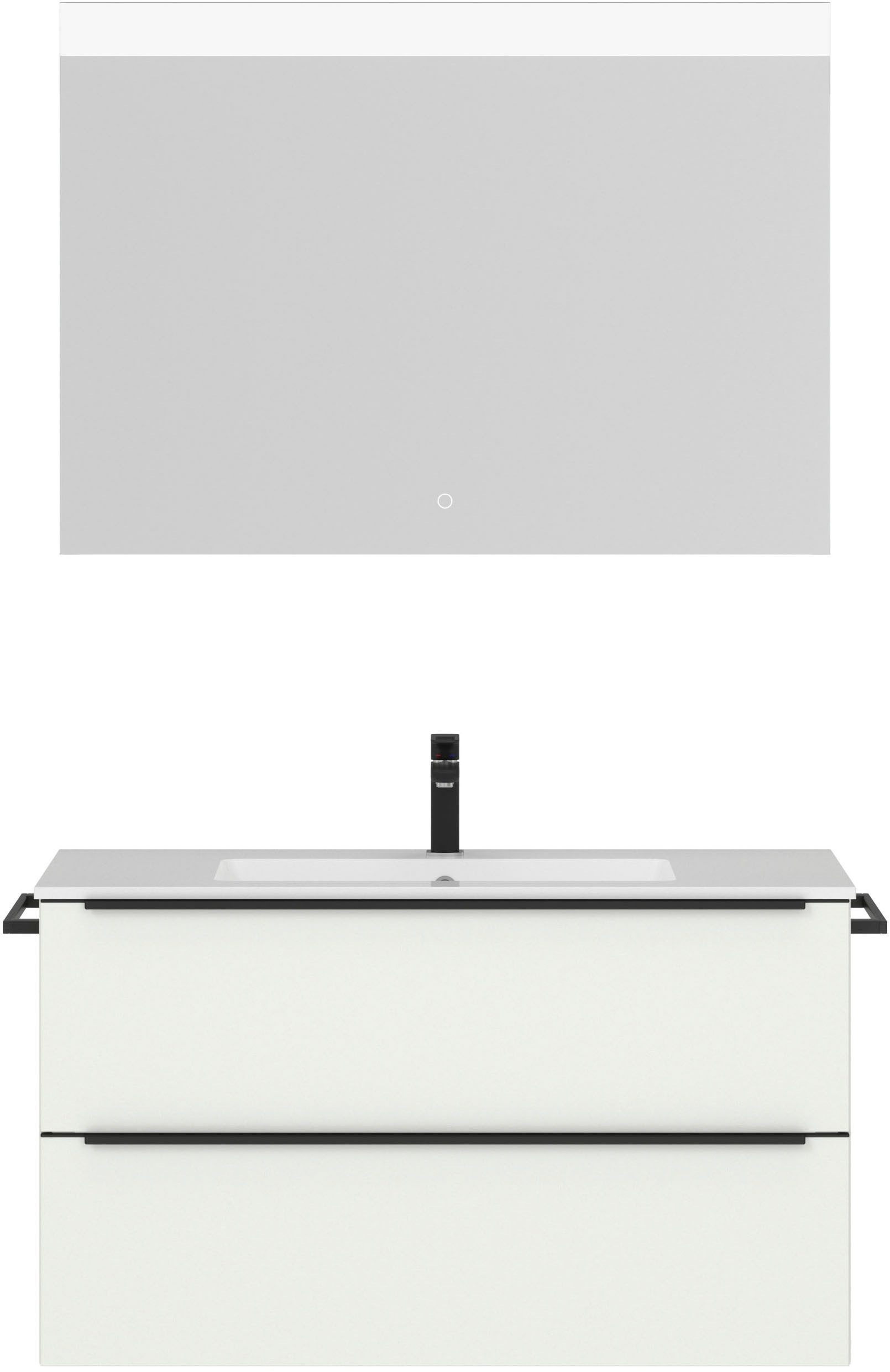 nobilia Badmöbel-Set "Levere" vormontiert, mit Soft-Close, 2 Stk. tlg. günstig online kaufen