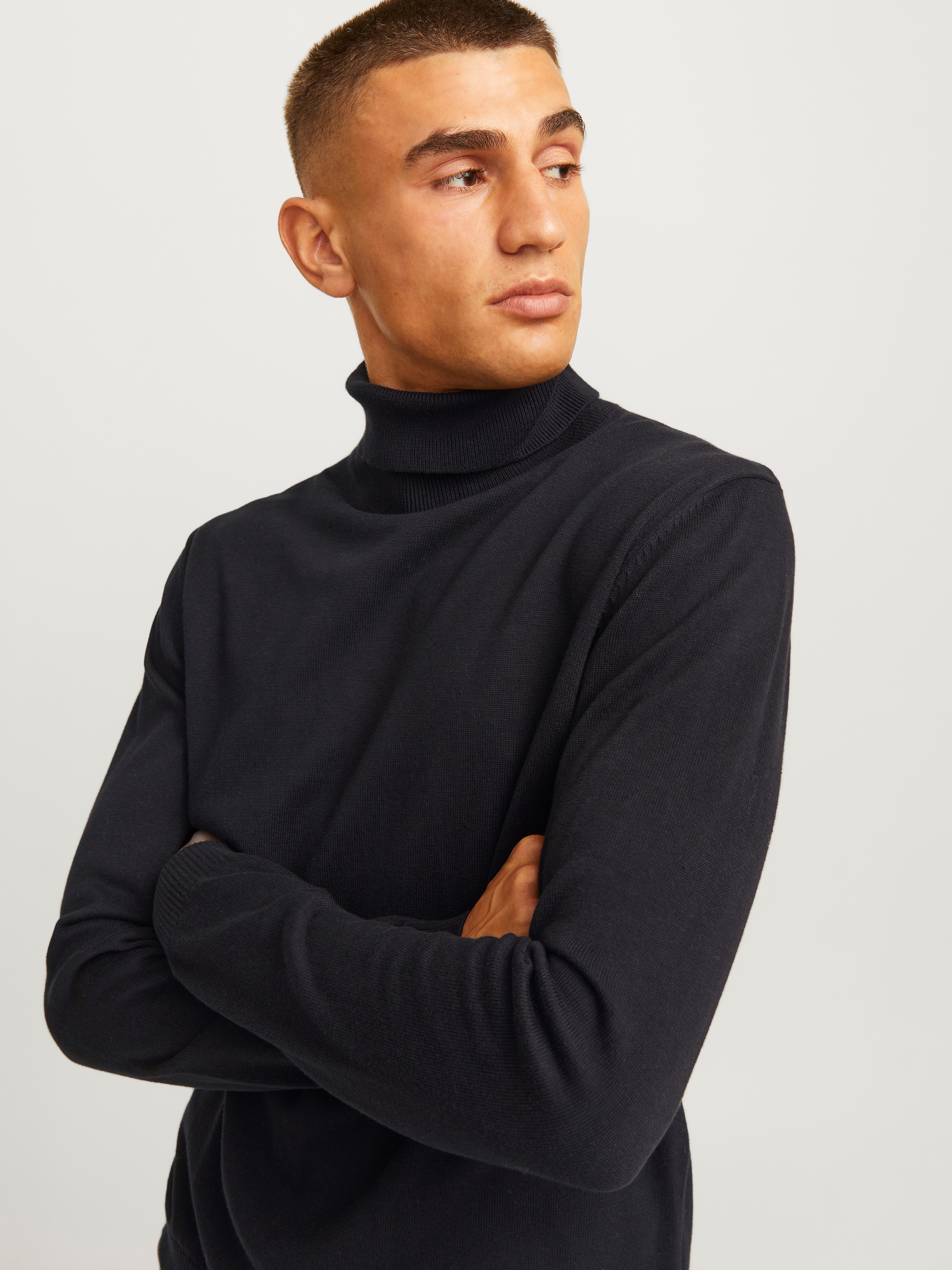 Jack & Jones Rollkragenpullover "JJEBASIC mit hohem Tragekomfort" unifarben günstig online kaufen