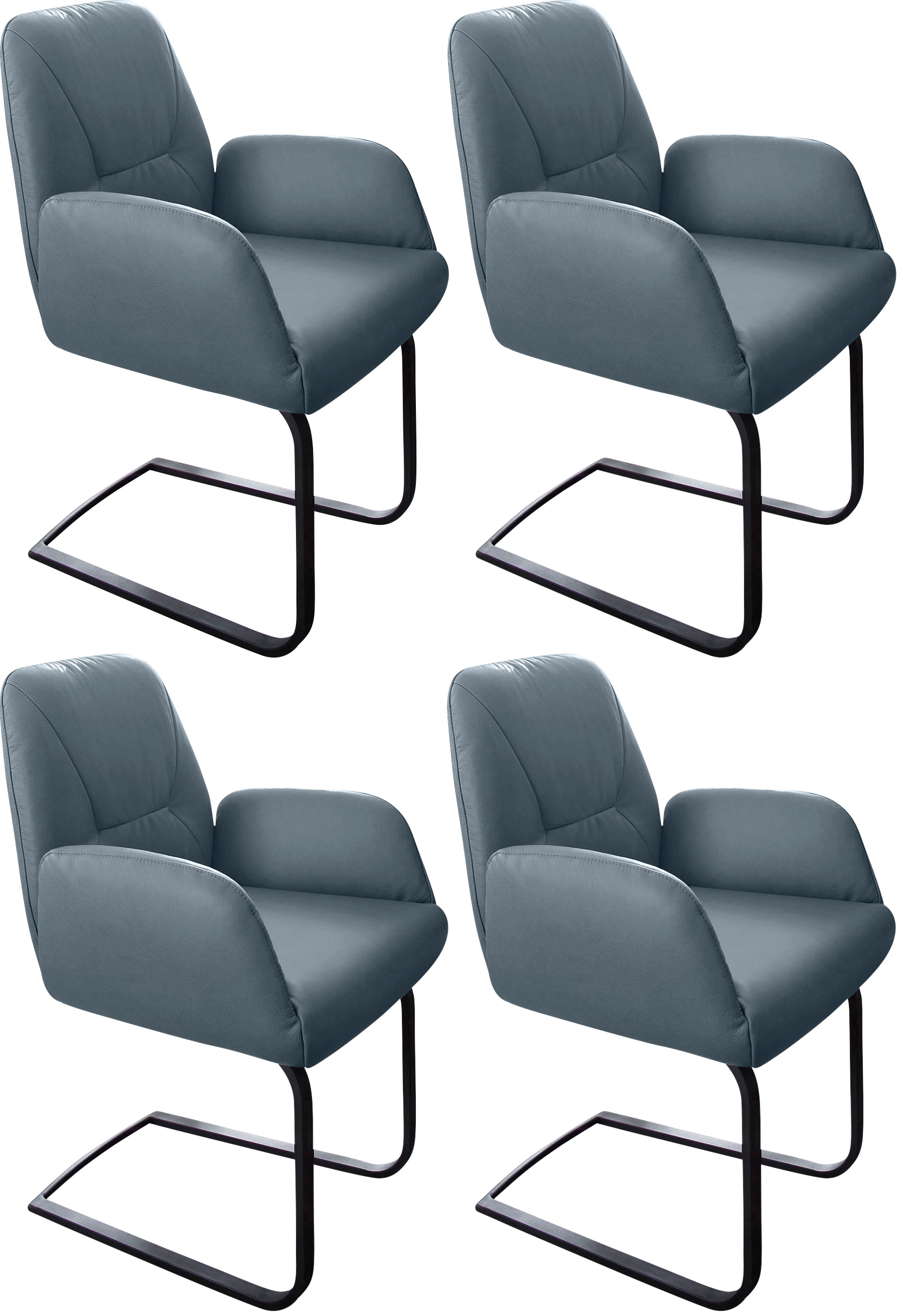 W.SCHILLIG Freischwinger "ole" (Set) 4 Stk.2er- oder 4er-Set, Gestell in Sc günstig online kaufen