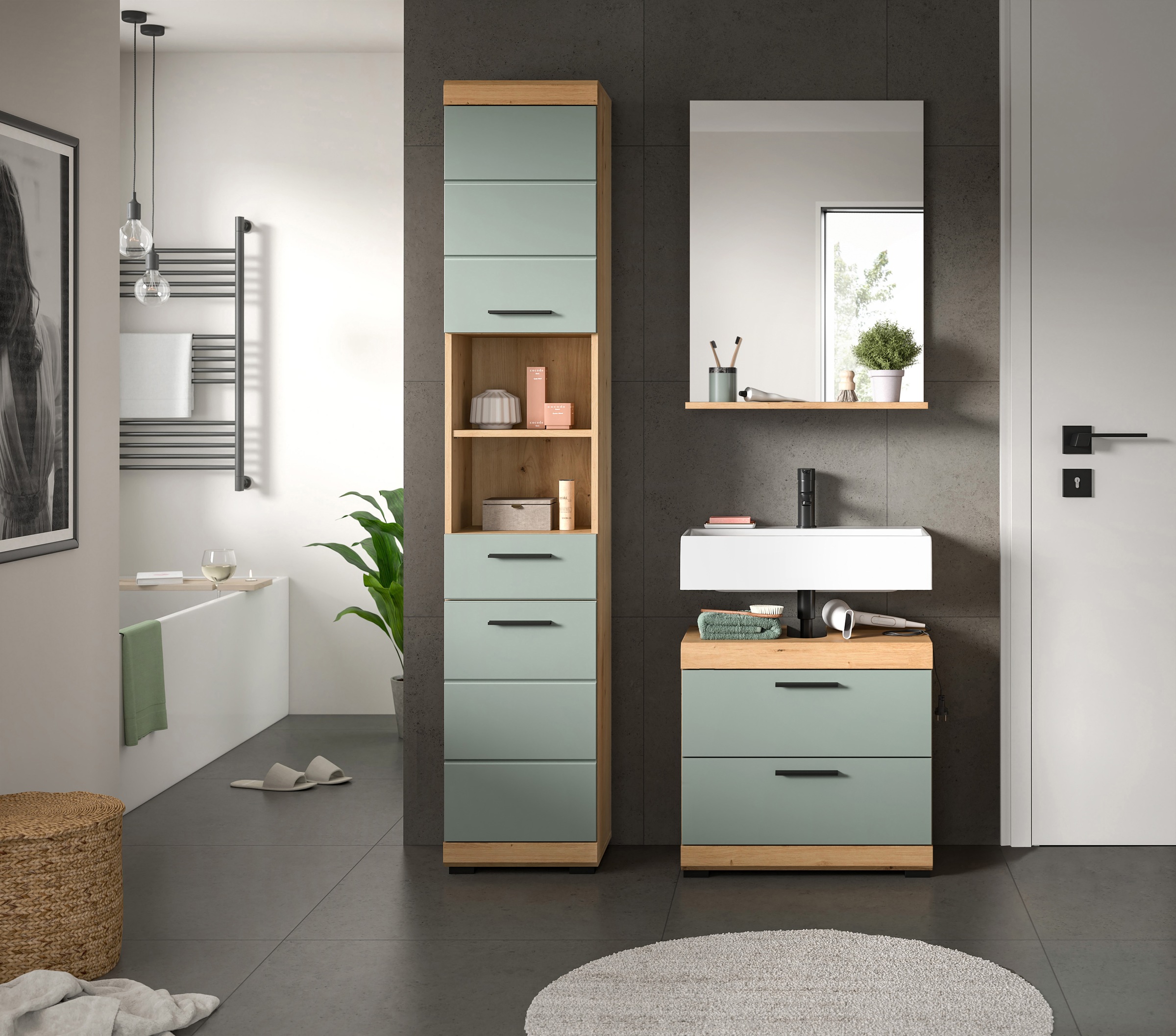 INOSIGN Badmöbel-Set "Siena, 3 teilig, bestehend aus:" Set, TOPSELLER, 3 St günstig online kaufen