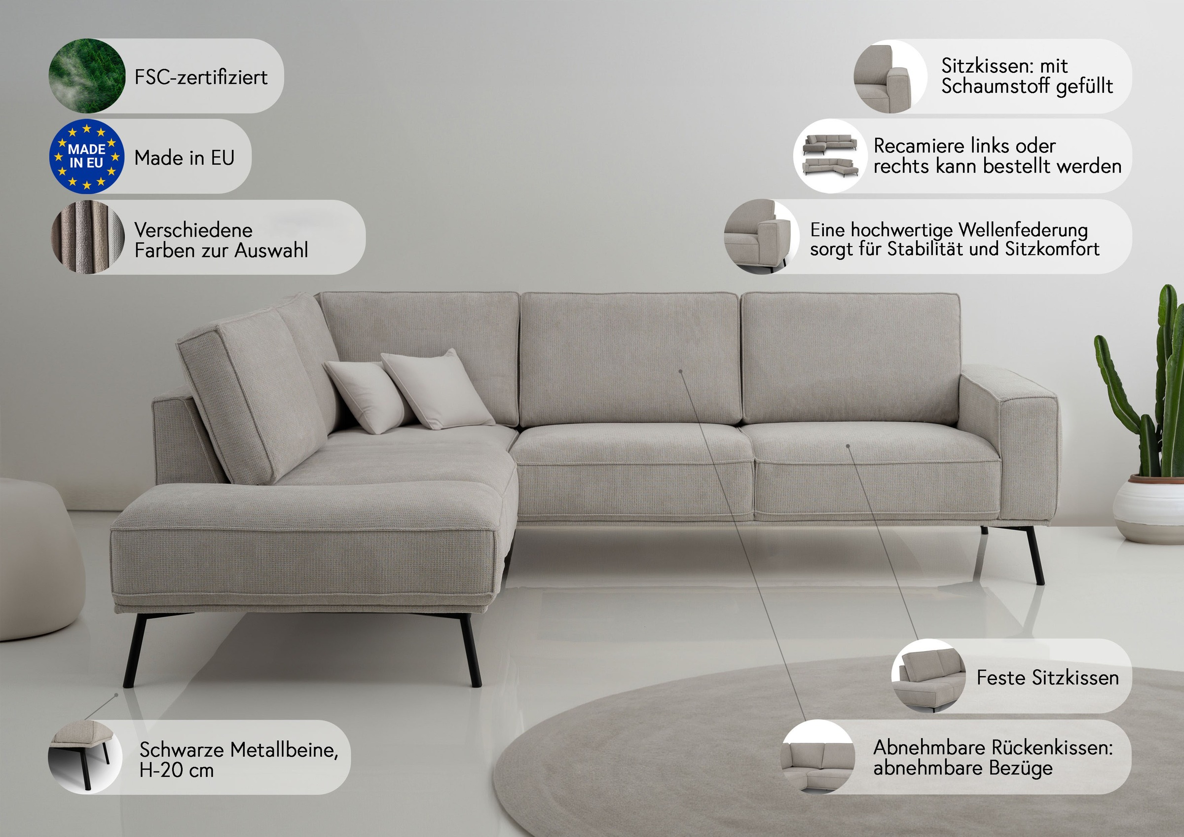 andas Ecksofa »Vosby«