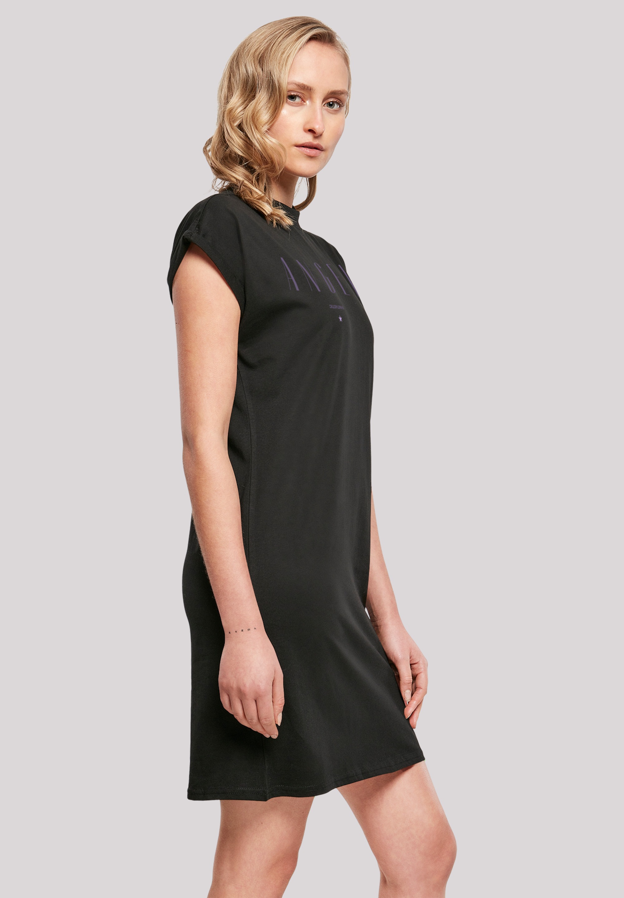F4NT4STIC Shirtkleid »Engel lila türkis«, Print
