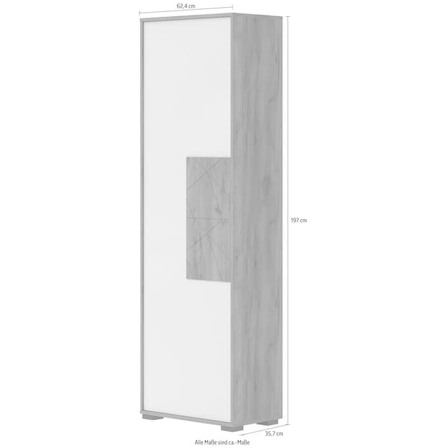 | Garderobenschrank BAUR of Places Push-to-open-Funktion »Stela«, Style mit