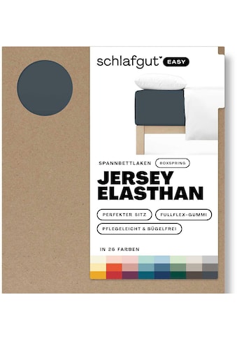 Schlafgut Spannbettlaken »EASY Jersey Elasthan B...