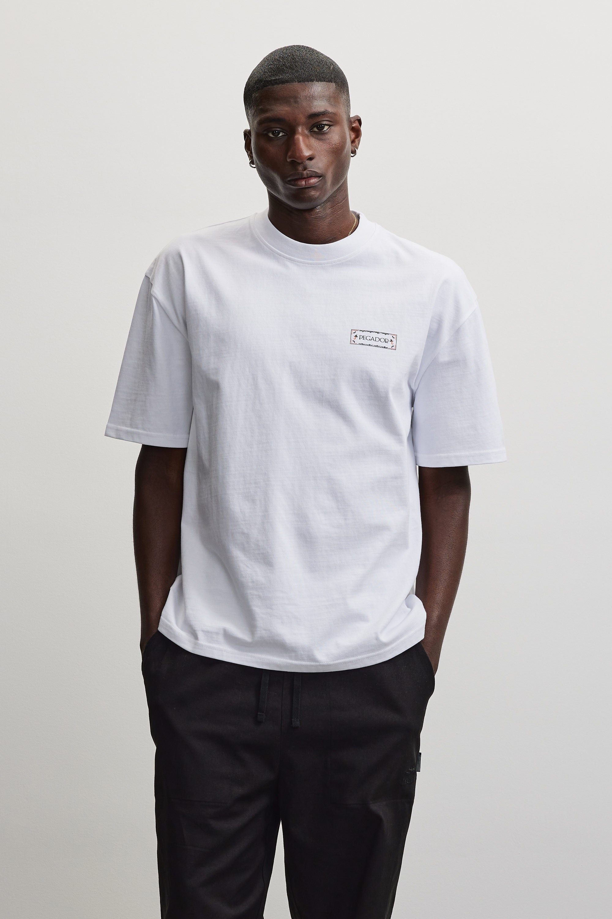 PEGADOR Rundhalsshirt "VIBORG OVERSIZED TEE"