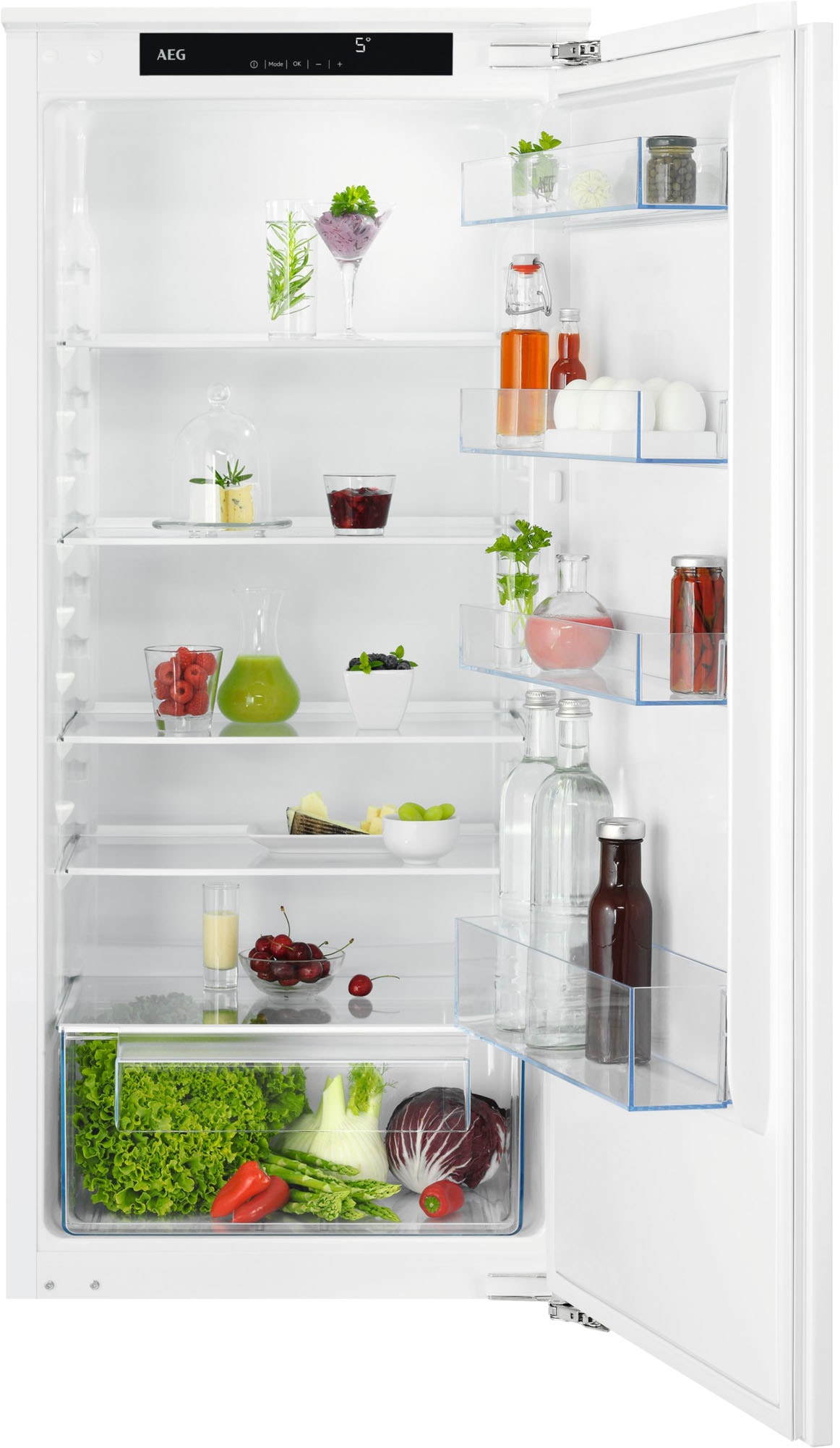 AEG Einbaukühlschrank 5000 "TSK5012EF" 122,4 cm hoch 55,6 cm breit OptiSpac günstig online kaufen