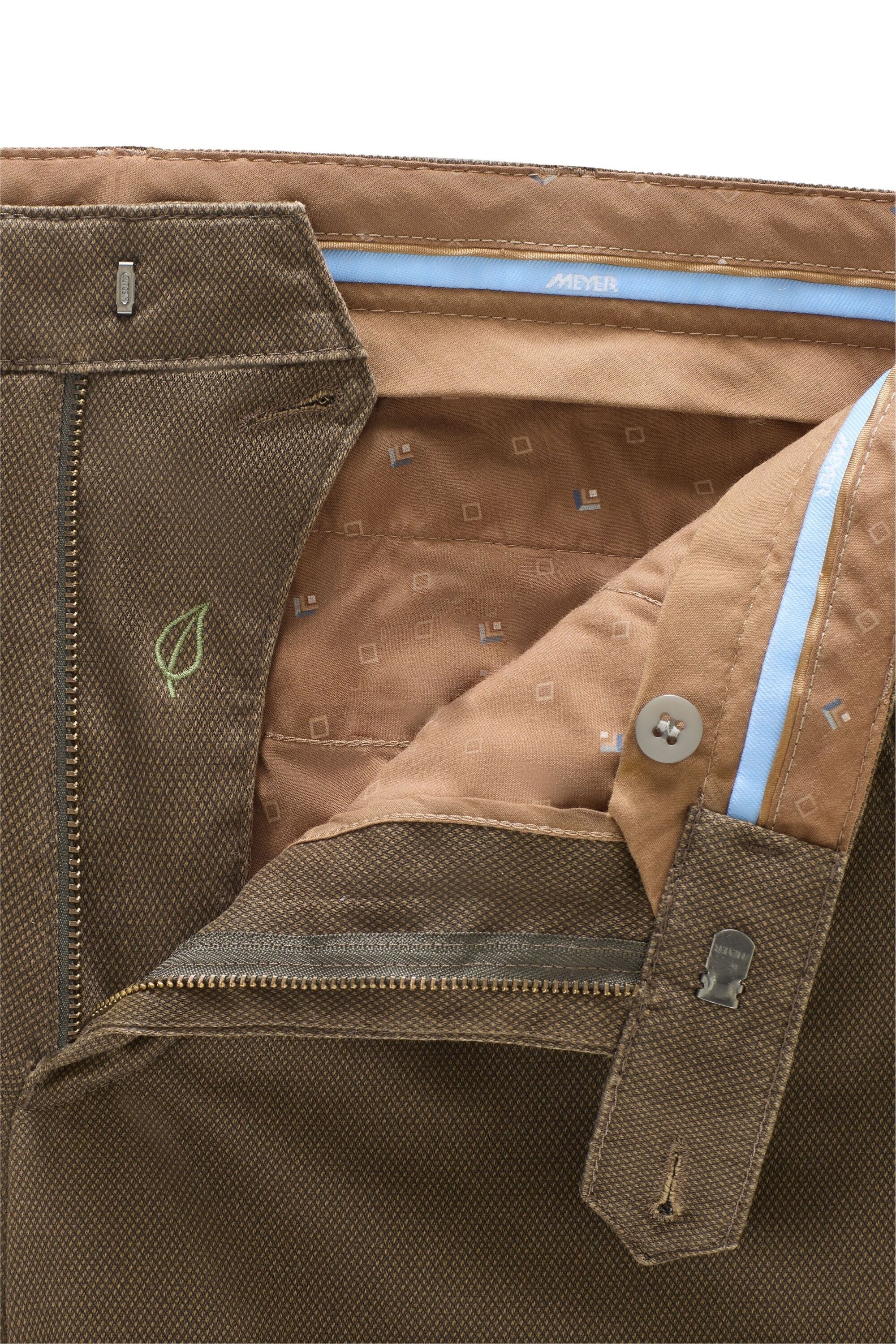 MEYER Chinos »BONN«, mit Micro Print