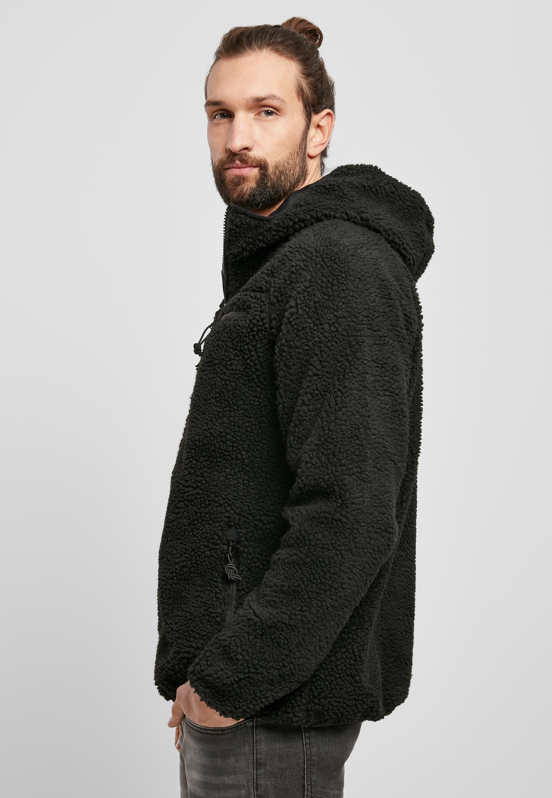 Brandit Anorak »Brandit Herren Teddyfleece Worker Jacket«, (1 St.), mit Kapuze