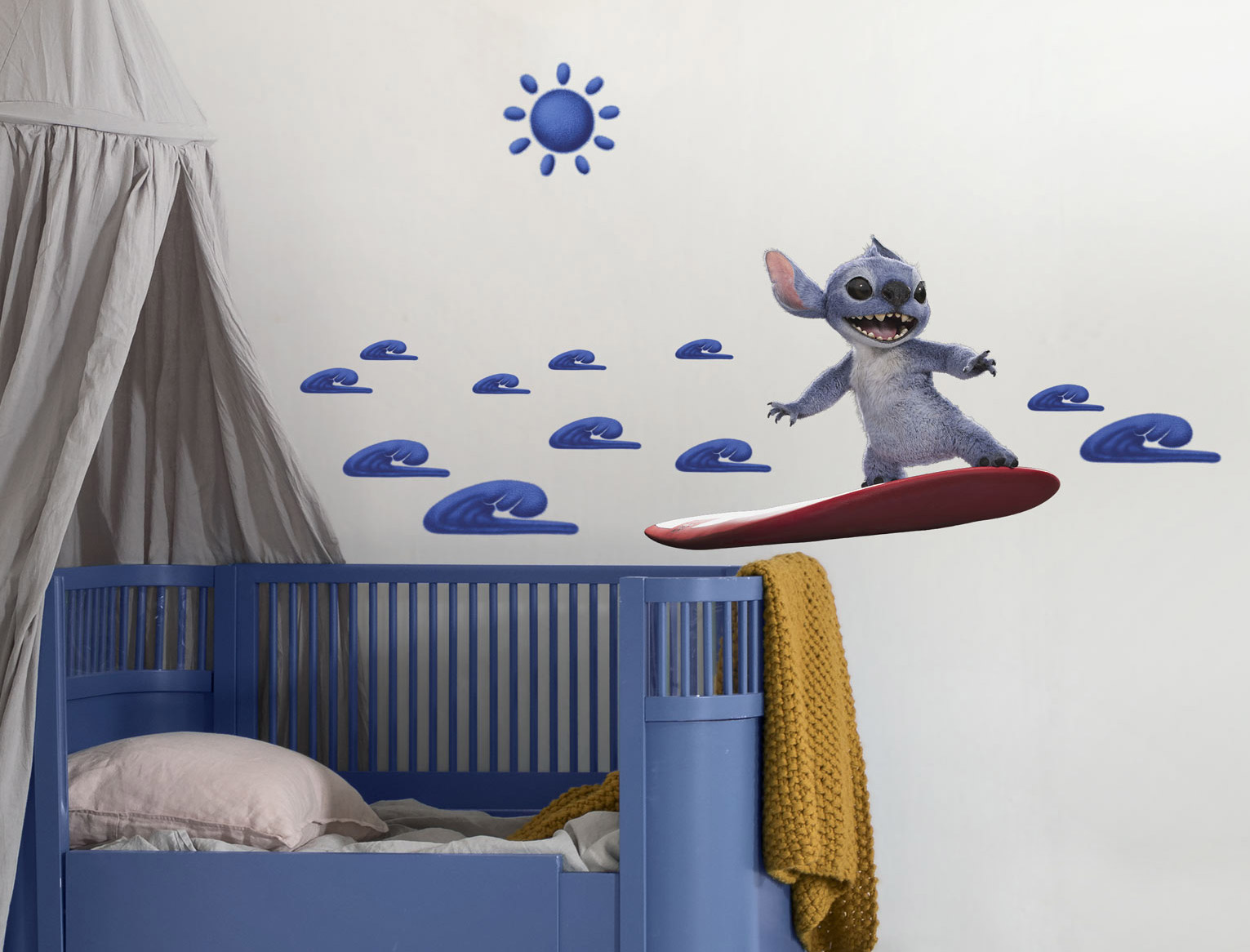Komar Wandtattoo "Disney Stitch Live Action" 70 x 50 cm (Breite x Höhe)