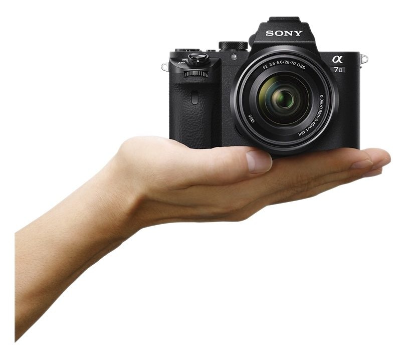 Sony Systemkamera »A7 II«, SEL-2870, 24,3 MP, WLAN (Wi-Fi)-NFC,  Gesichtserkennung, HDR-Aufnahme, Makroaufnahme | BAUR