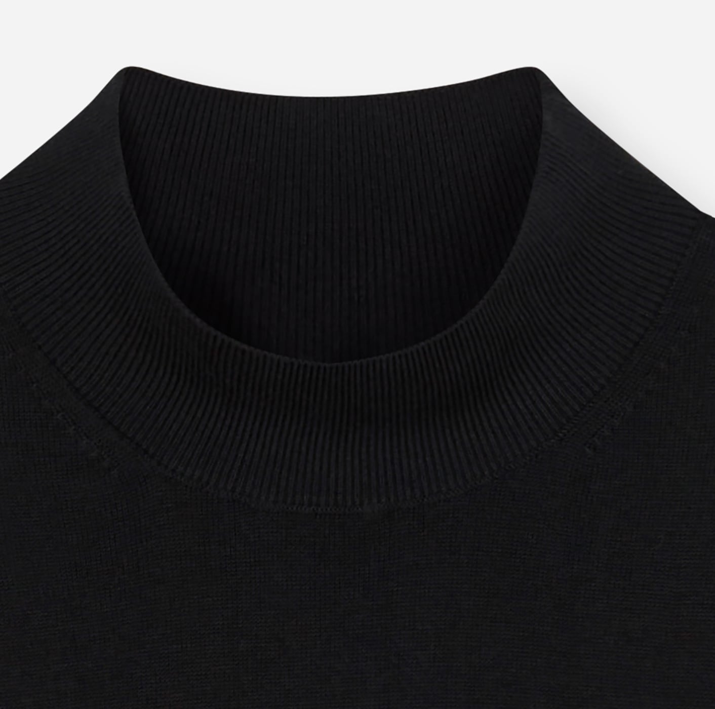OLYMP Stehkragenpullover Baumwoll-Lyocell-Mix, Regular Fit
