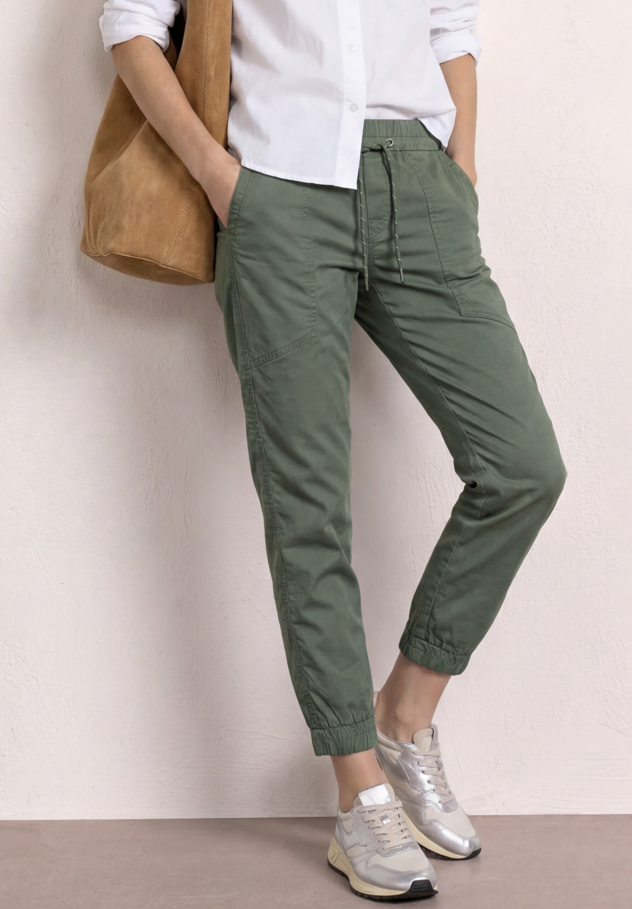 STREET ONE Jogger Pants  aus Baumwolle mit Stretchanteil