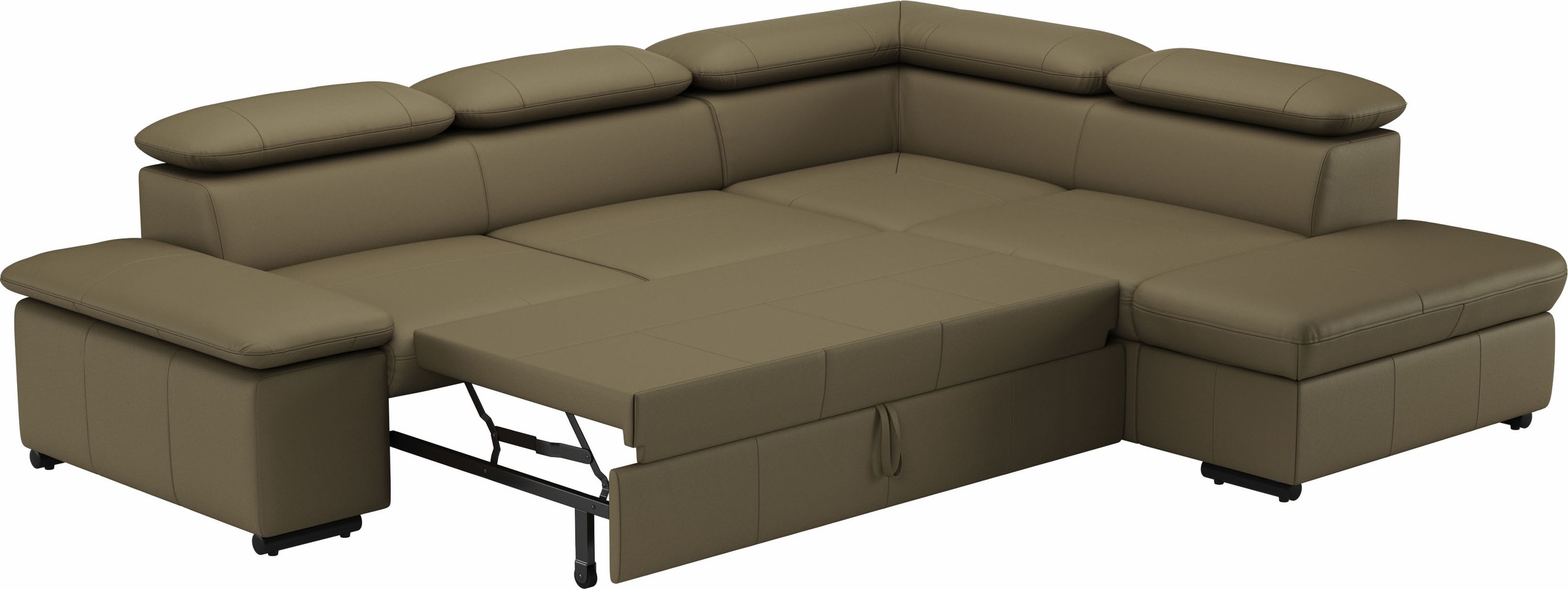 sit&more Ecksofa »Alcudia L-Form«, mit Armteilverstellung, optional Kopfteilverstellung und Bettfunktion