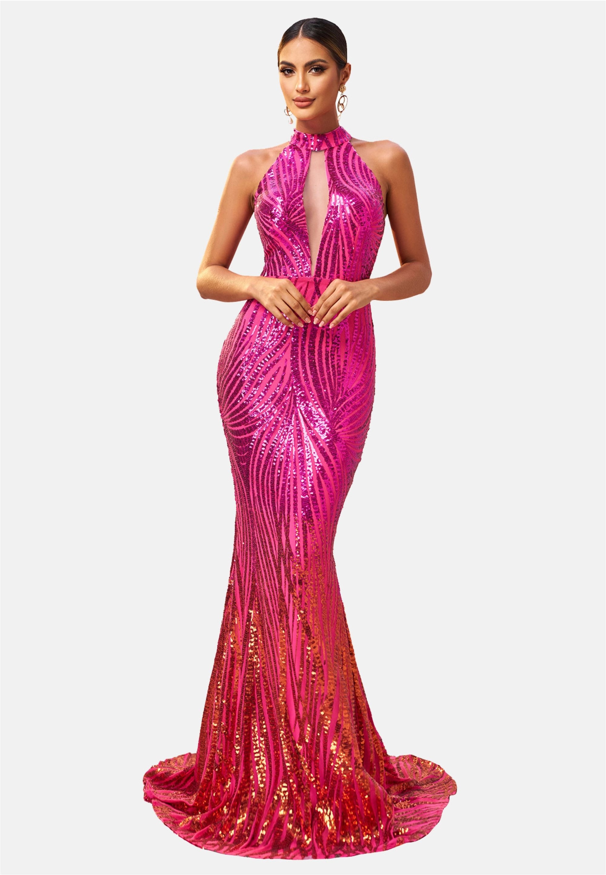 Moda Minx Jerseykleid »Kara Long Dress«, im angesagten Mermaid-Schnitt