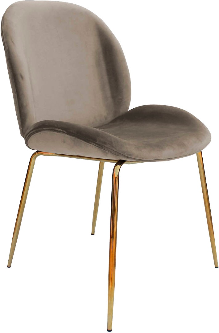 Kayoom Stuhl »Charlize 110 2er-Set, TOPSELLER! Esszimmerstühle,moderne Optik«, (Set), 2 St., Samtstoff, samtweicher Bezug, bequem, zeitlos, moderne Optik