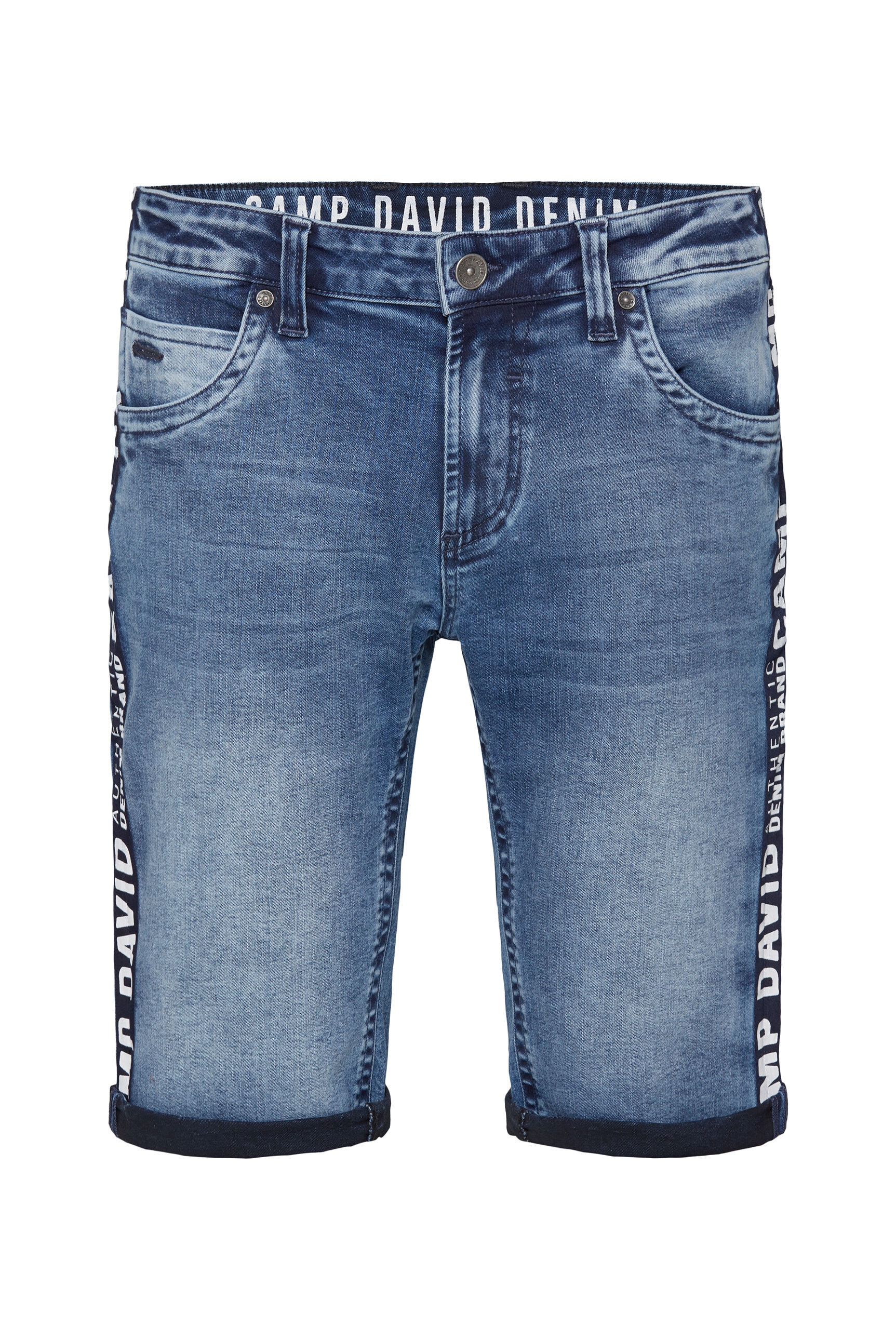 CAMP DAVID Jeansshorts, mit Turn-Up Saum