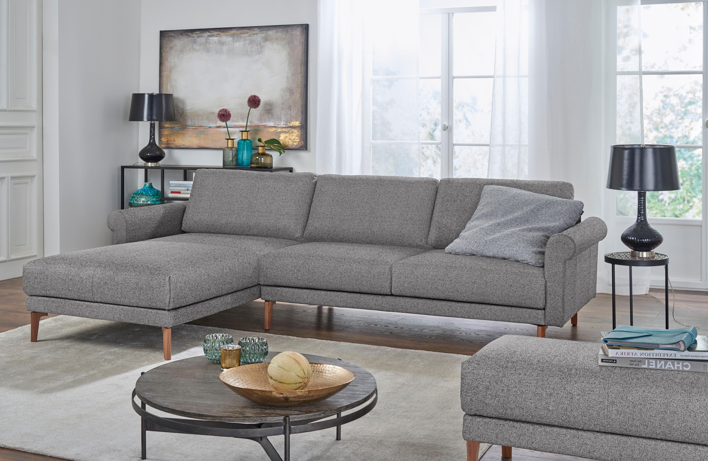 Creation BY ROLF BENZ Ecksofa "CR.450, Designecksofa, L-Form" Armlehne Schn günstig online kaufen