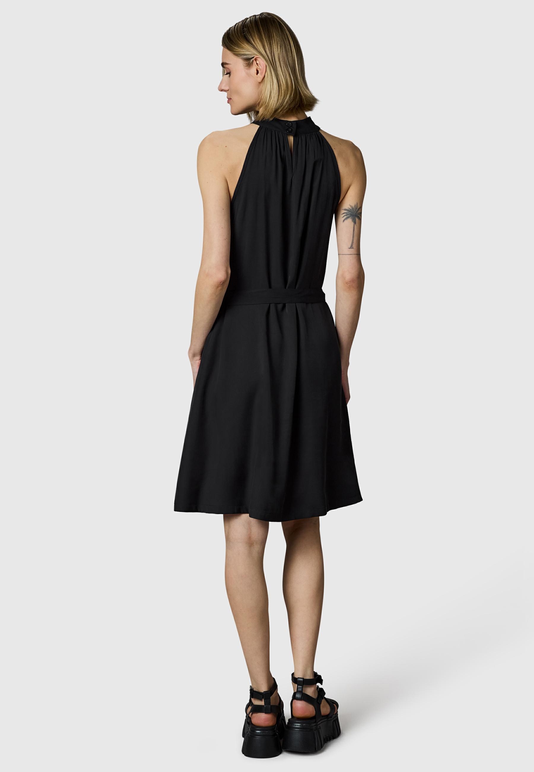 Ragwear A-Linien-Kleid »Angylee Print YOUMODO« Ohne Taschen Leichtes Sommerkleid mit Neckholder und Bindegürtel