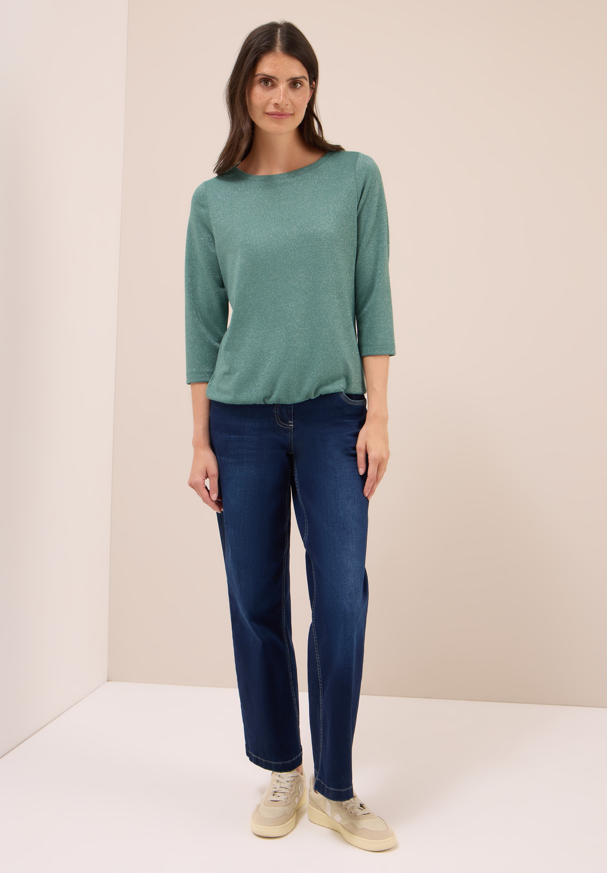 Cecil T-Shirt, mit Glitzer-Details