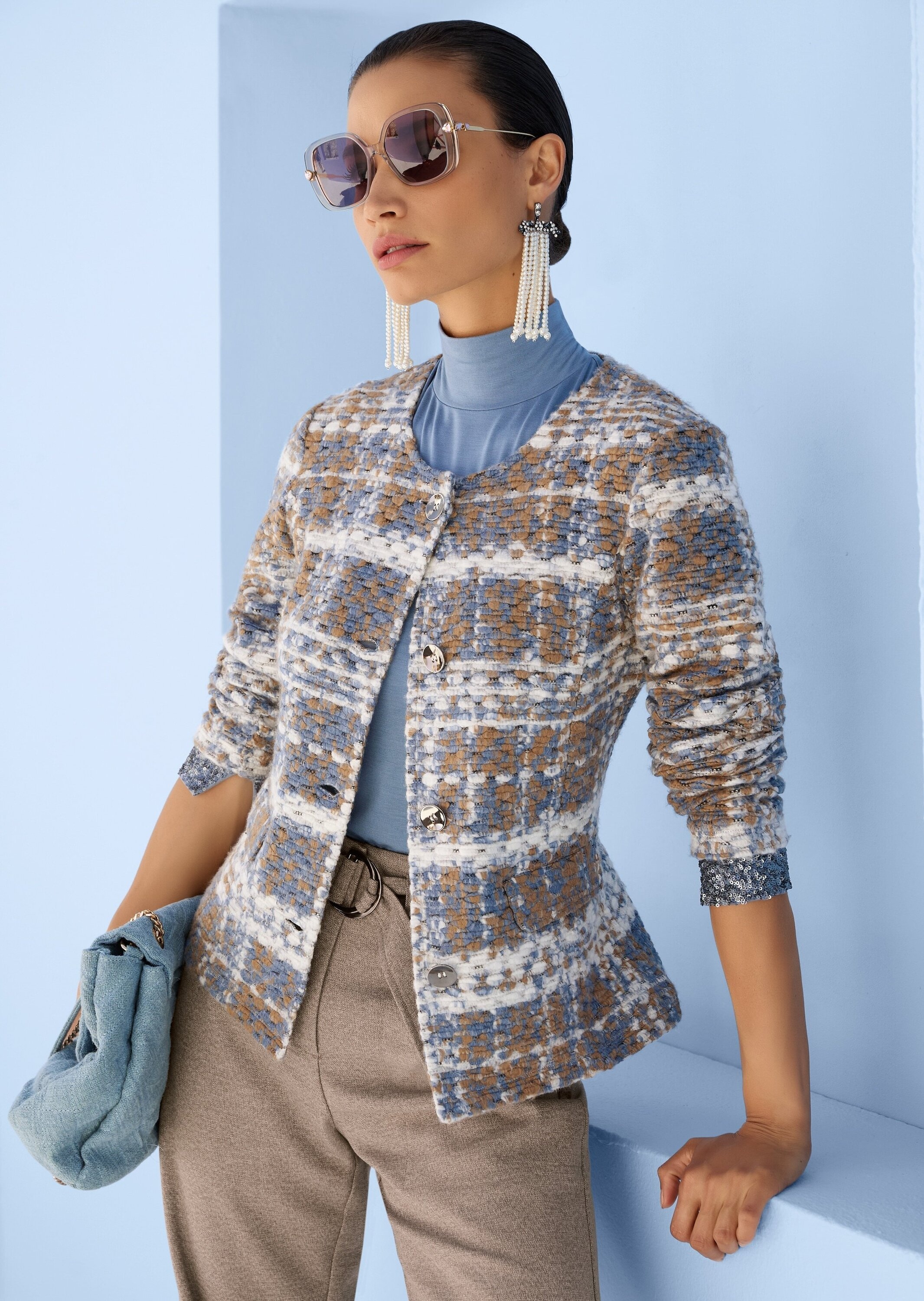 MADELEINE Jackenblazer »Shirtjacke Shirtjacke«