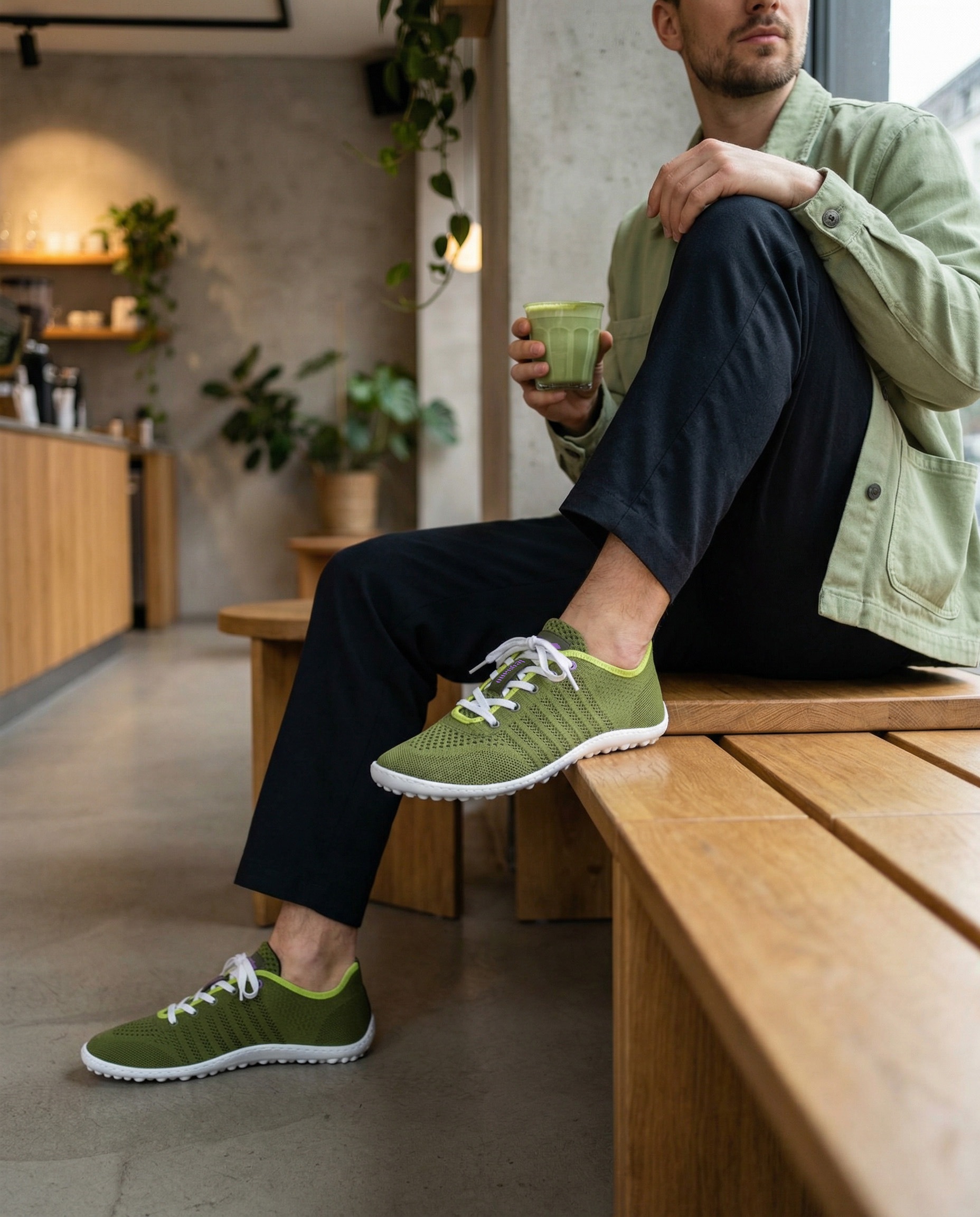 Leguano Barfußschuh »GO«  , Freizeitschuh, Halbschuh, Schnürer mit 360 Grad Halbkugelsohle