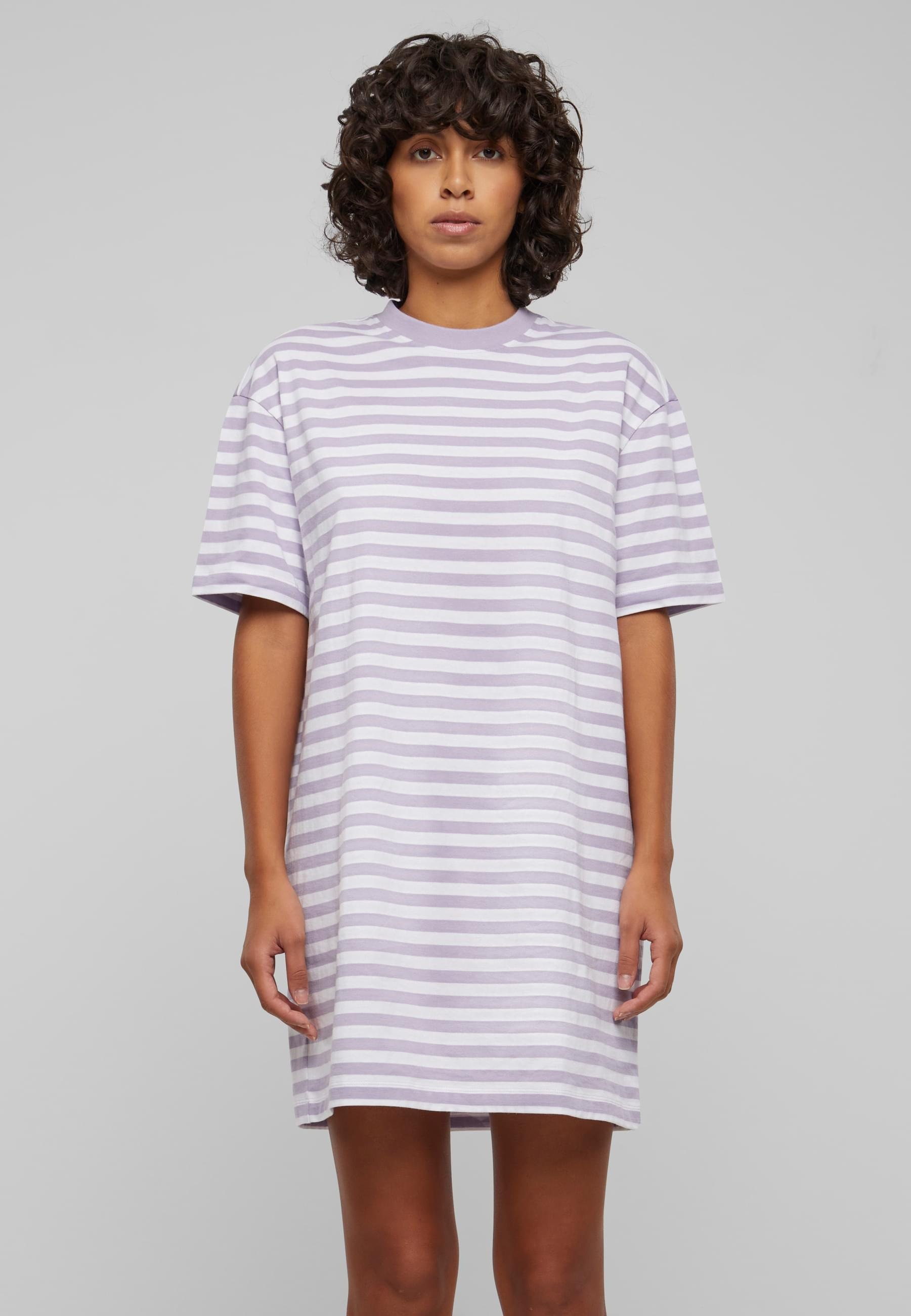 URBAN CLASSICS Shirtkleid »Urban Classics Damen Ladies Oversized Striped Tee Dress«, (1 tlg.)