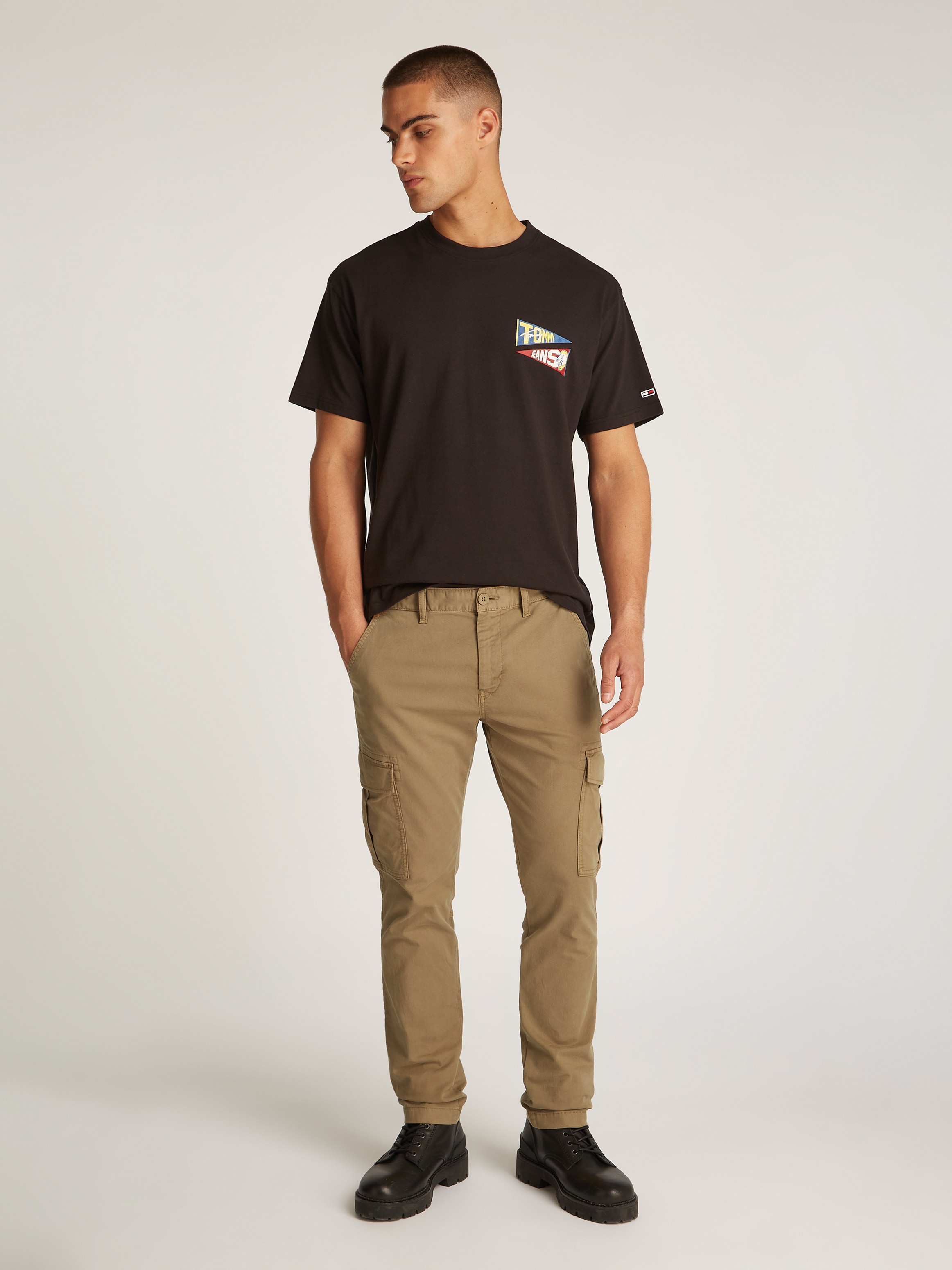 Tommy Jeans Cargohose »TJM AUSTIN CARGO«, mit Logostickerei