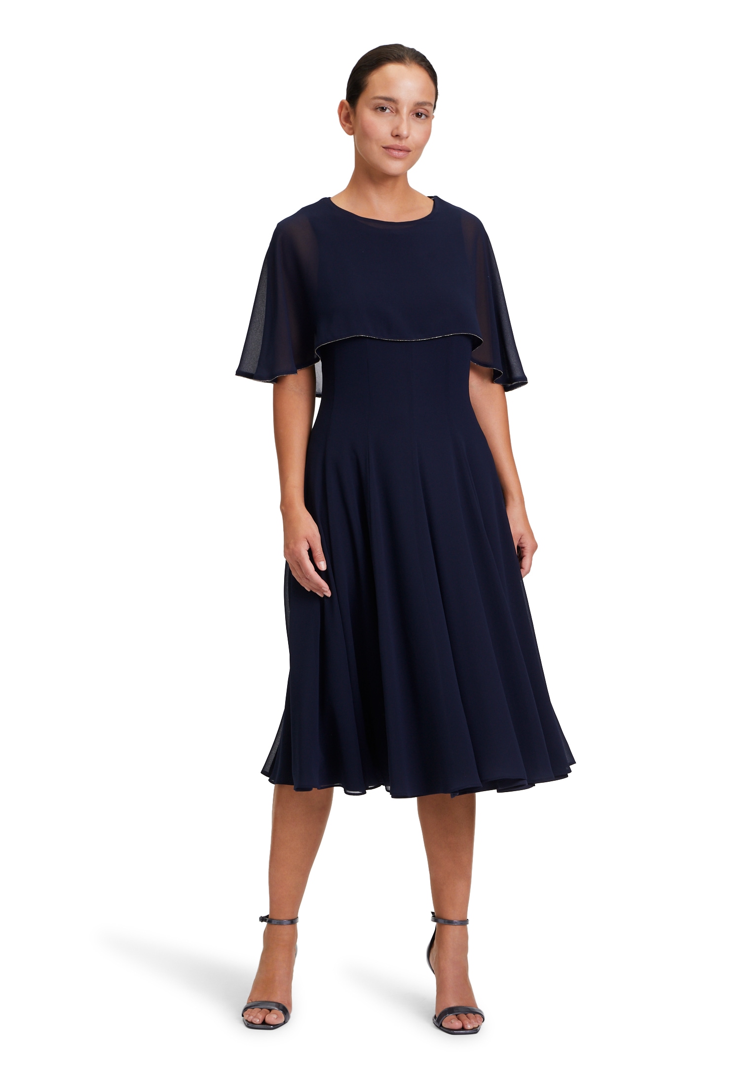 Vera Mont Chiffonkleid »Vera Mont Chiffonkleid kurzarm«, Material