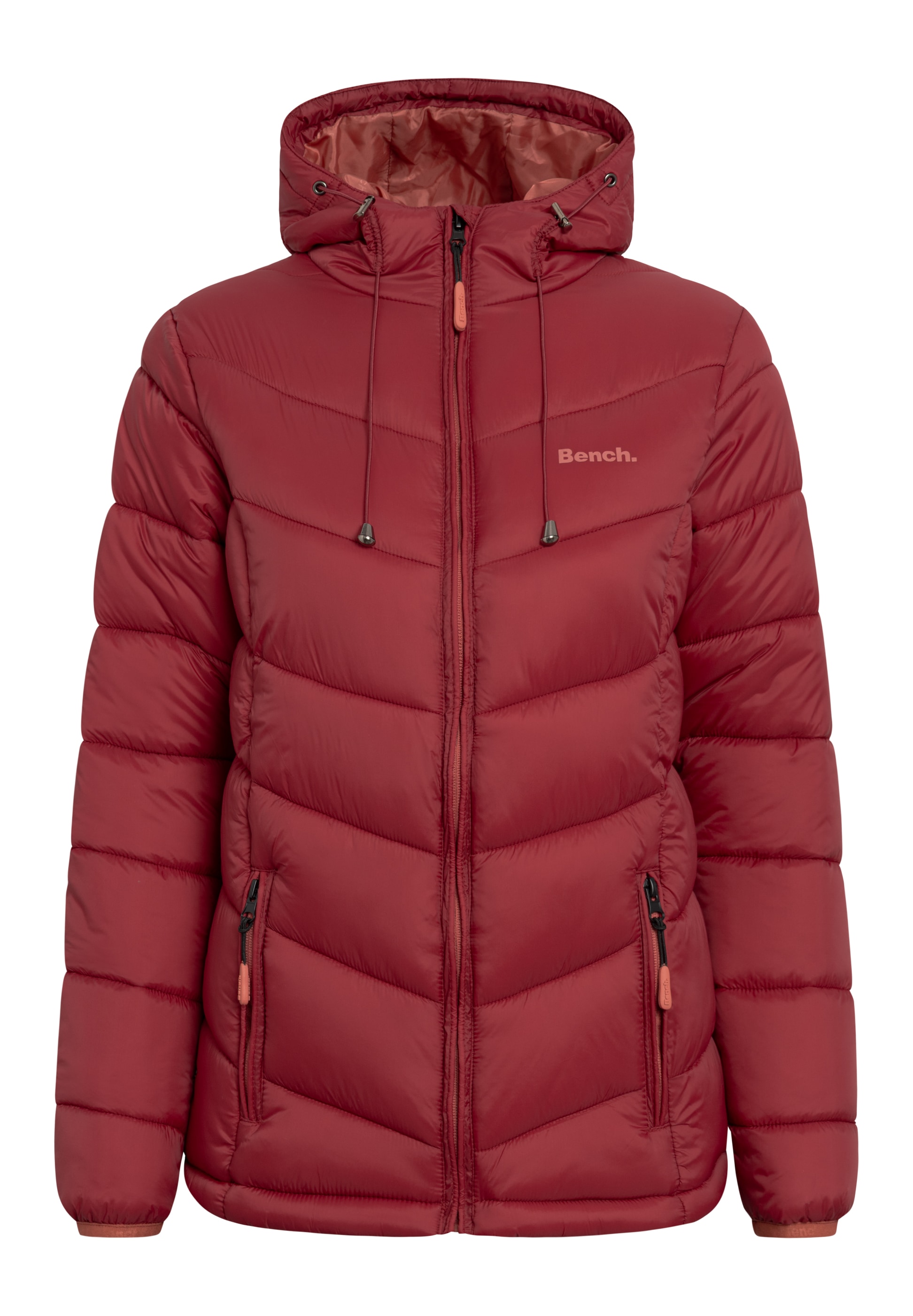 Bench. Steppjacke »JIYRA«, mit Kapuze, leichte, taillierte Übergangsjacke mit breiter Steppung und Kapuze