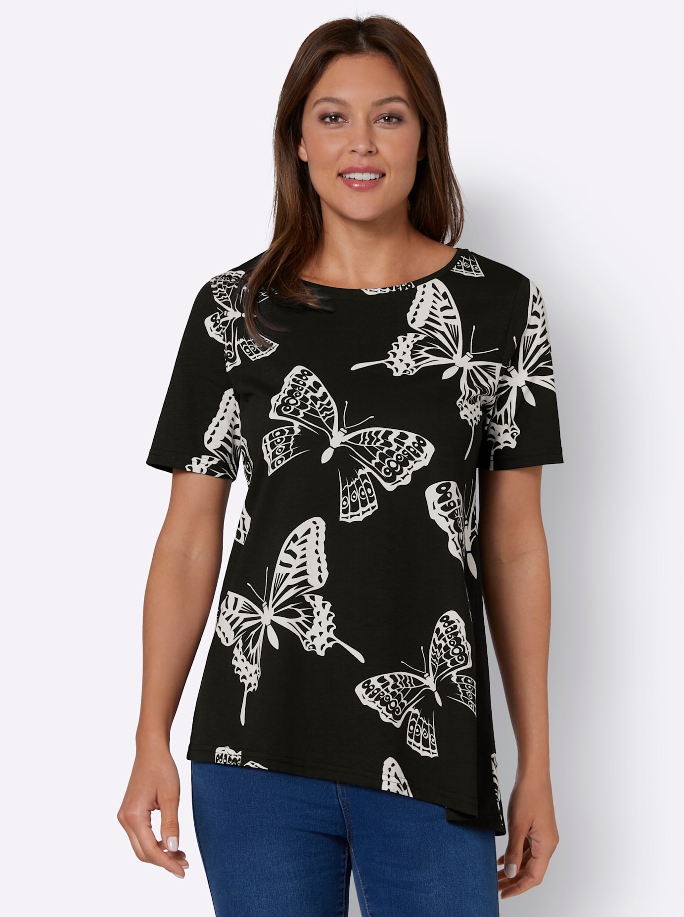 Classic Basics Kurzarmshirt "Kurzarm-Shirt" 1 Stk. tlg. günstig online kaufen