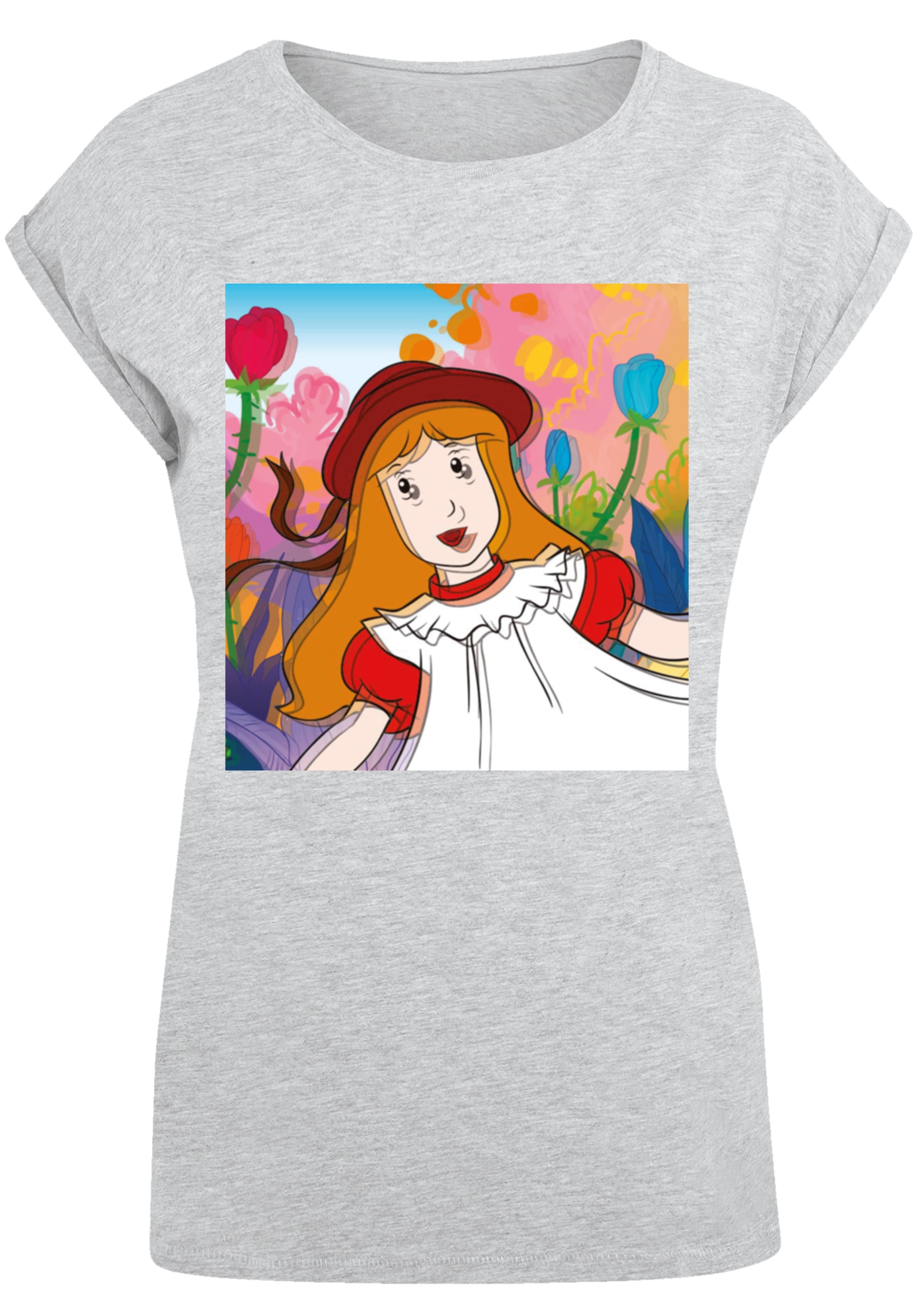 F4NT4STIC T-Shirt »Alice im Wunderland Double Alice«, Retro, Heroes of Childhood, TV Serie