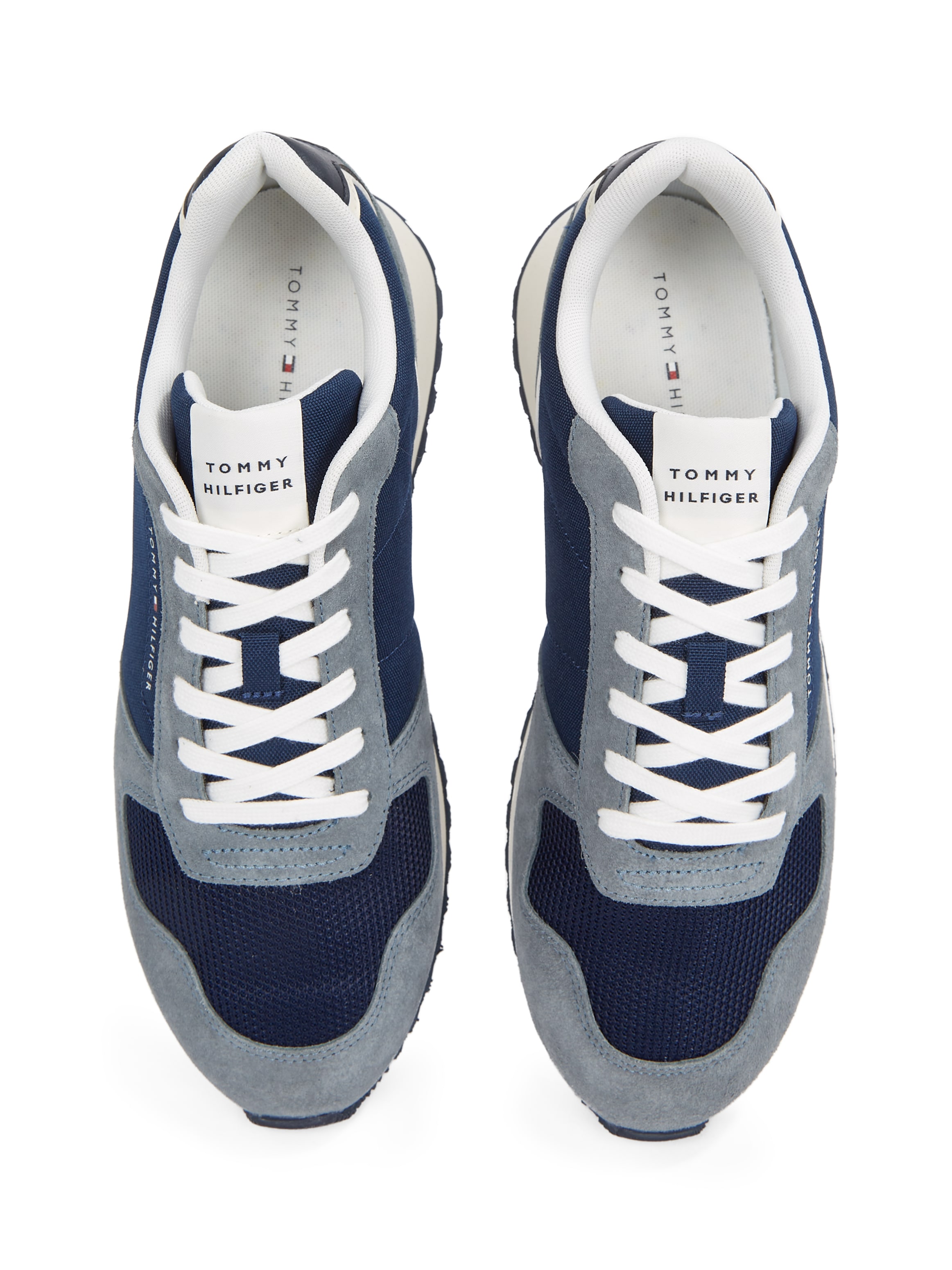 Tommy Hilfiger Sneaker »NEW RUNNER EVA MIX«, Freizeitschuh, Halbschuh, Schnürschuh mit Kontrastbesätzen
