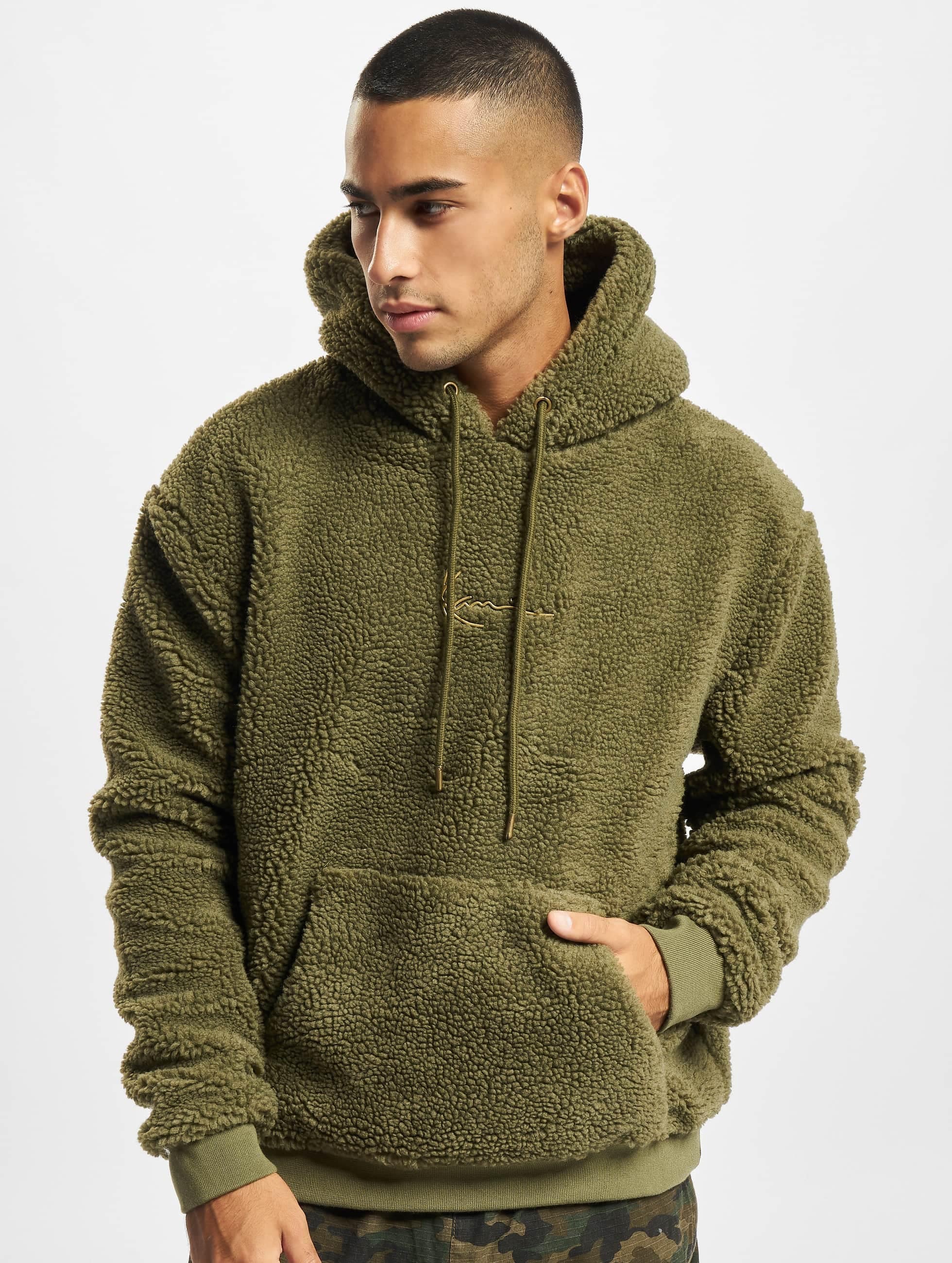 Karl Kani Sweatshirt »Karl Kani Herren KM213-064-1 Small Signature Teddy Hoodie«, (1 tlg.)