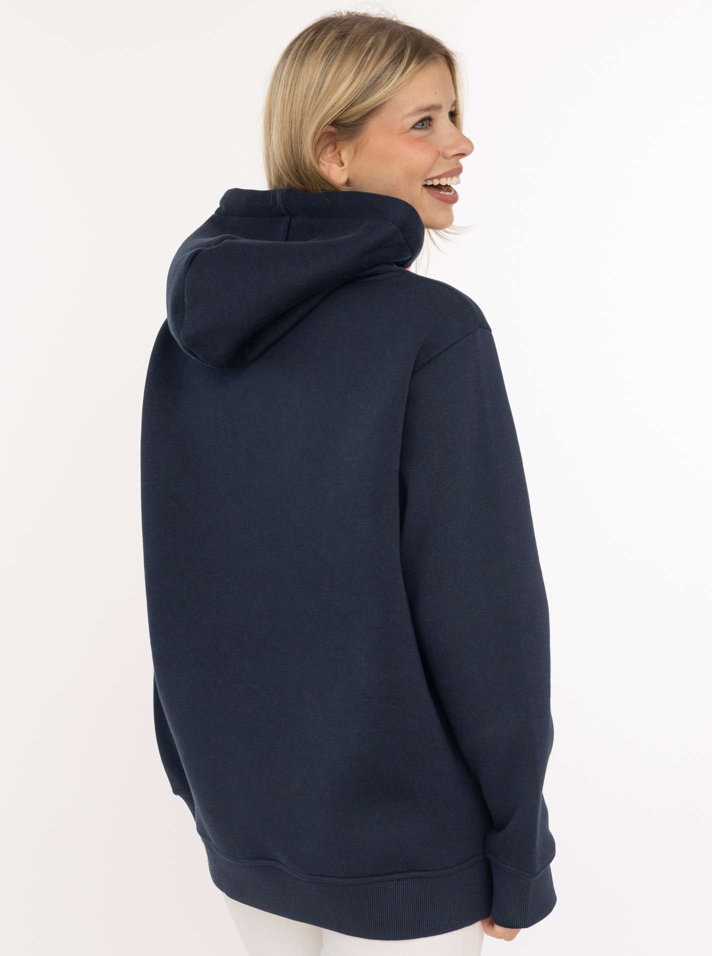 Zwillingsherz Hoodie »"Beach Home"«, Motiv „Am Strand bin ich zu Hause“, Anker, Kapuze mit Kordel
