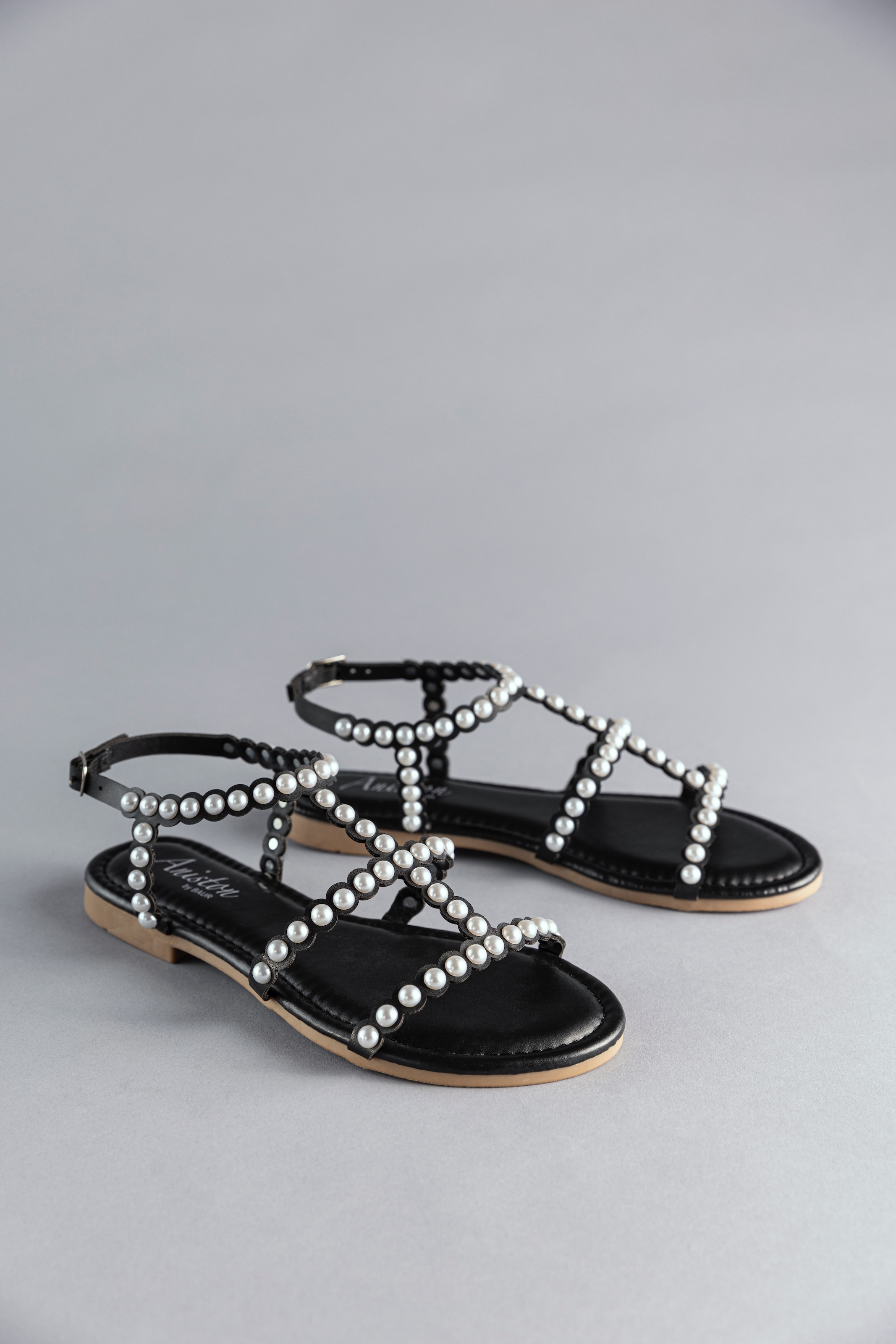 Aniston SHOES Riemchensandale, Sommerschuh, Sandale, Blockabsatz, Zierperle günstig online kaufen