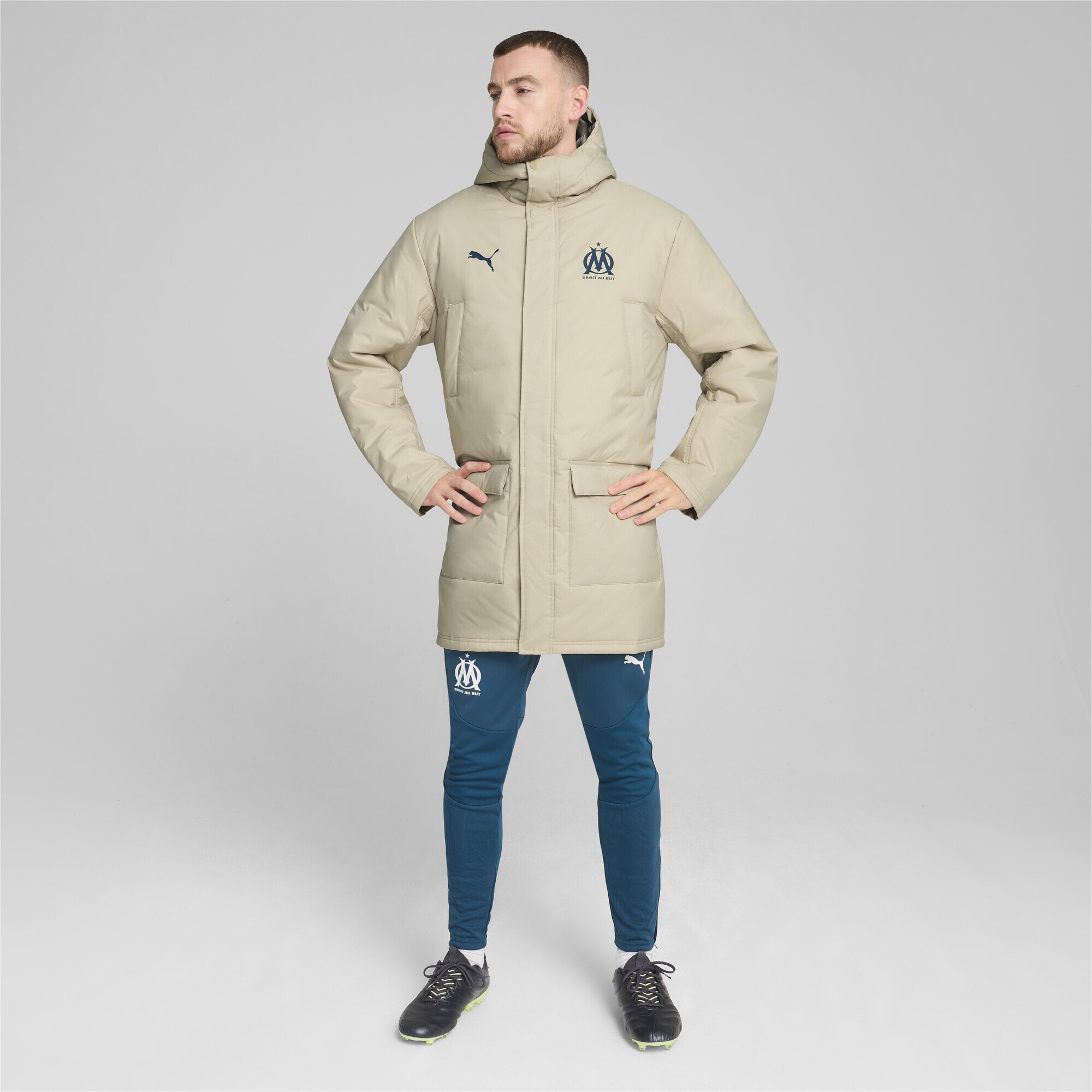 PUMA Winterjacke "Olympique de Marseille Winterjacke Herren" günstig online kaufen