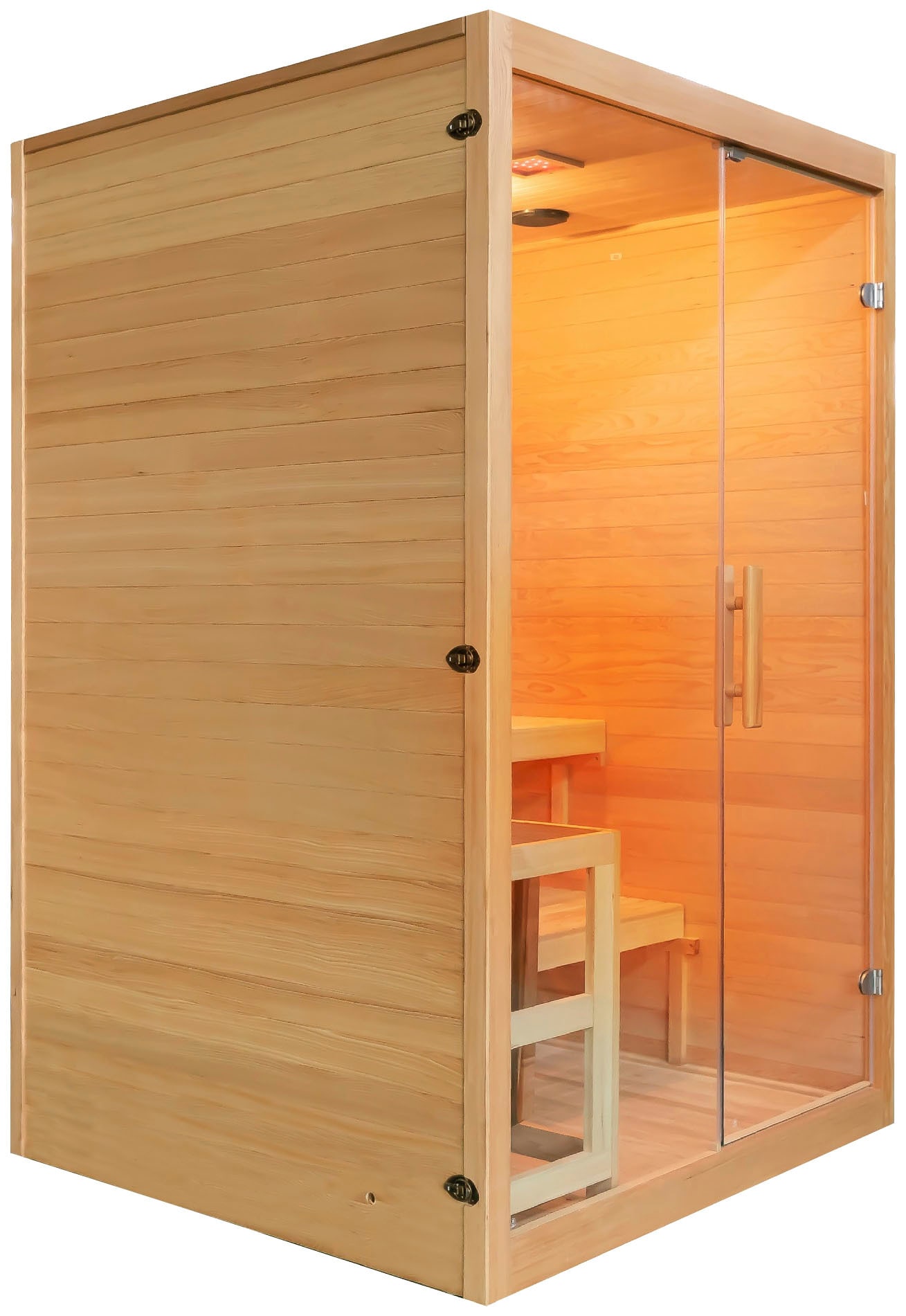 Infrarotkabine »»Twincombi« Sauna+Infrarot«, LxBxH: 130x120x200cm