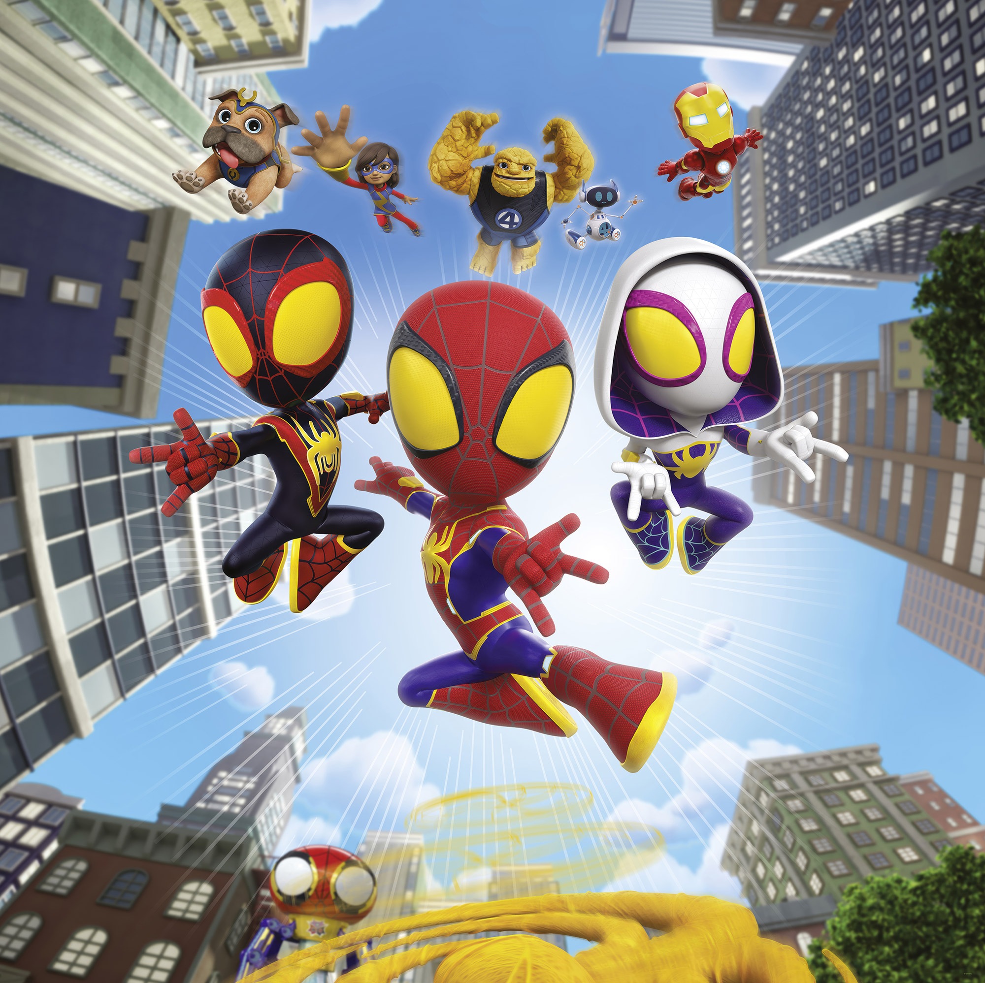 Komar Kindertapete »Marvel Spidey and His Amazing Friends Web Spinners«, bedruckt