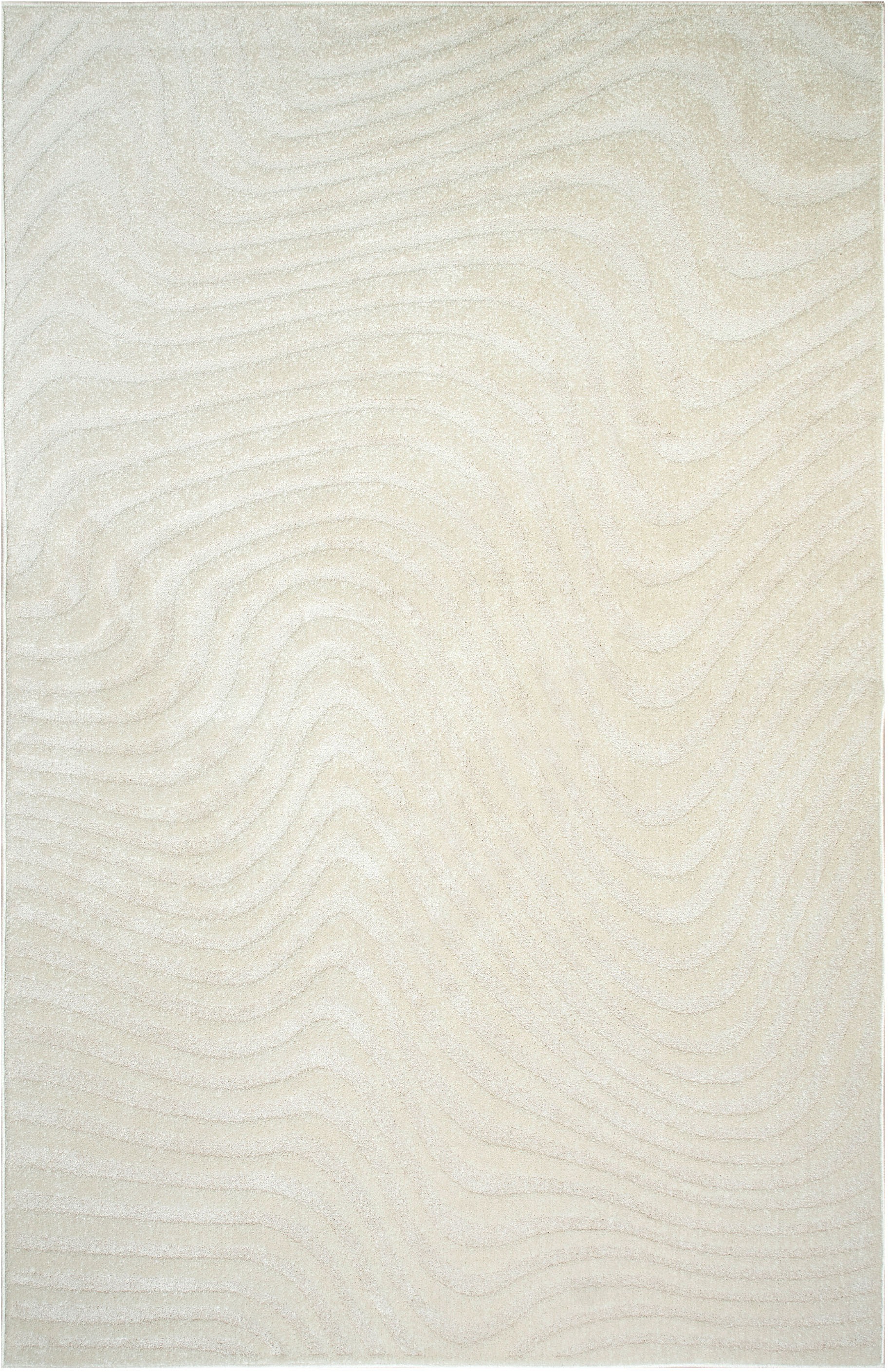 my home Teppich "Vibek, Wellen-Design in Hoch-Tief-Struktur" rechteckig 9 m günstig online kaufen