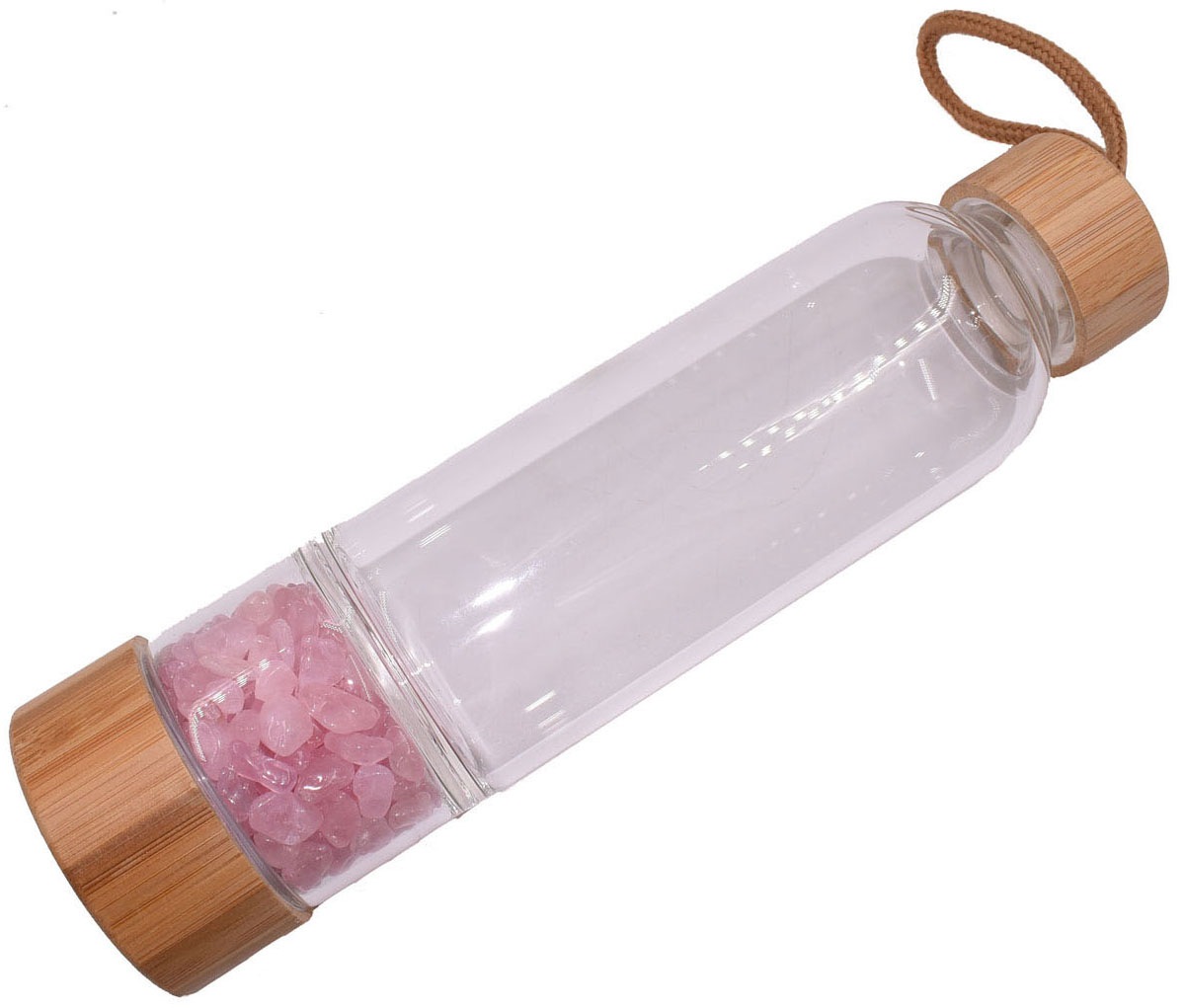 Energietrinkflasche Trinkflasche oder Firetti - Edelstein«, mit | BAUR Geschenk, tlg.), Rosenquarz Rechnung Amethyst auf (1 »Schmuck Bergkristall,