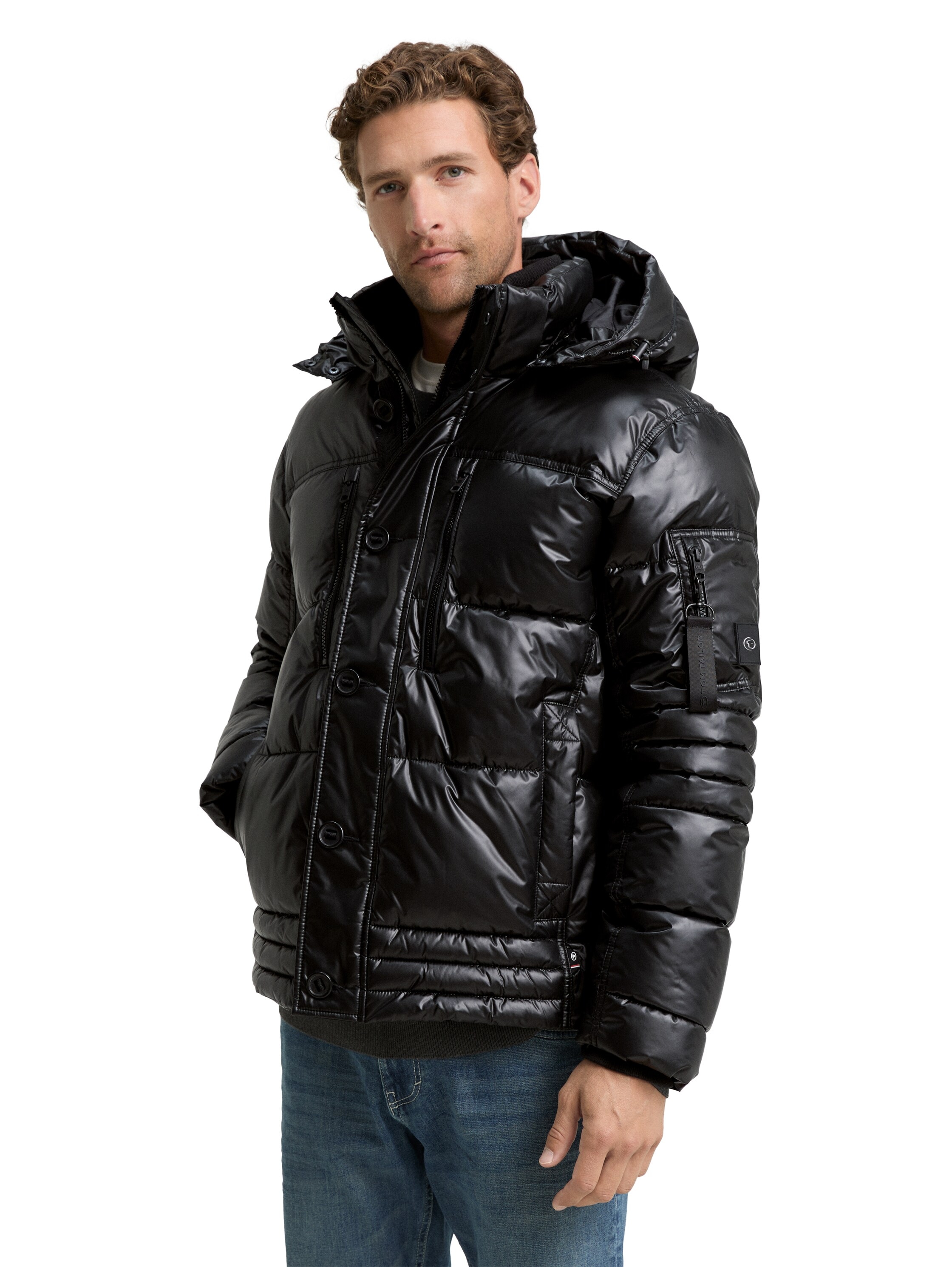 TOM TAILOR Steppjacke, mit Kapuze, mit Kapuze günstig online kaufen