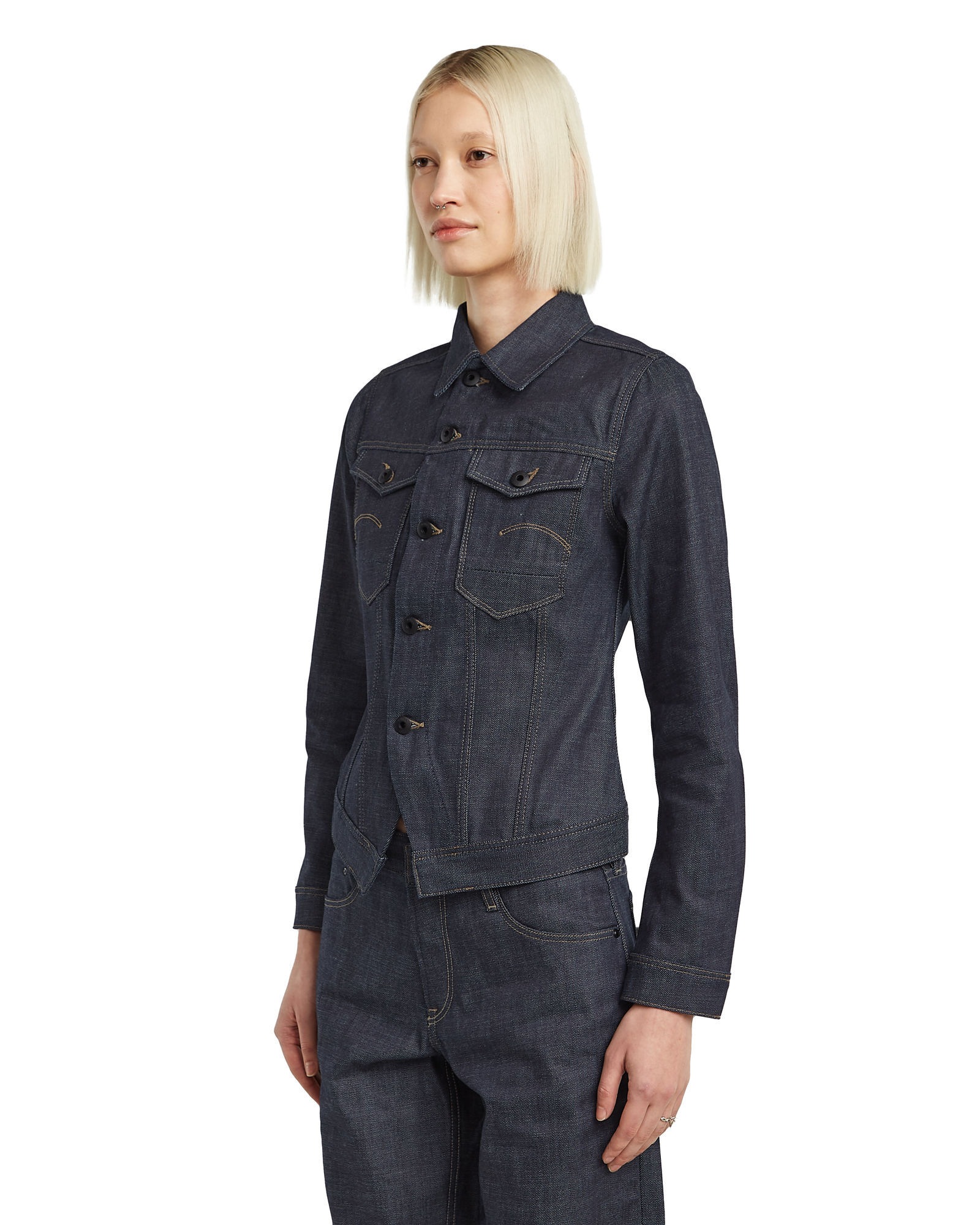 G-STAR Jeansjacke »Pitched Hem Slim Selvedge Jacke«