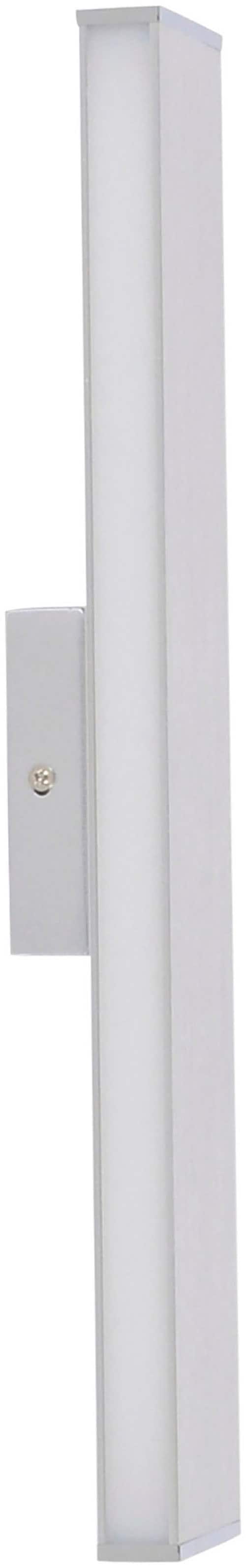 BAUR in Wandleuchte und Weiß Kunststoff flammig-flammig, Alu cm LED »Dubai«, aus lang, näve 45 und 1 integ. | Silber