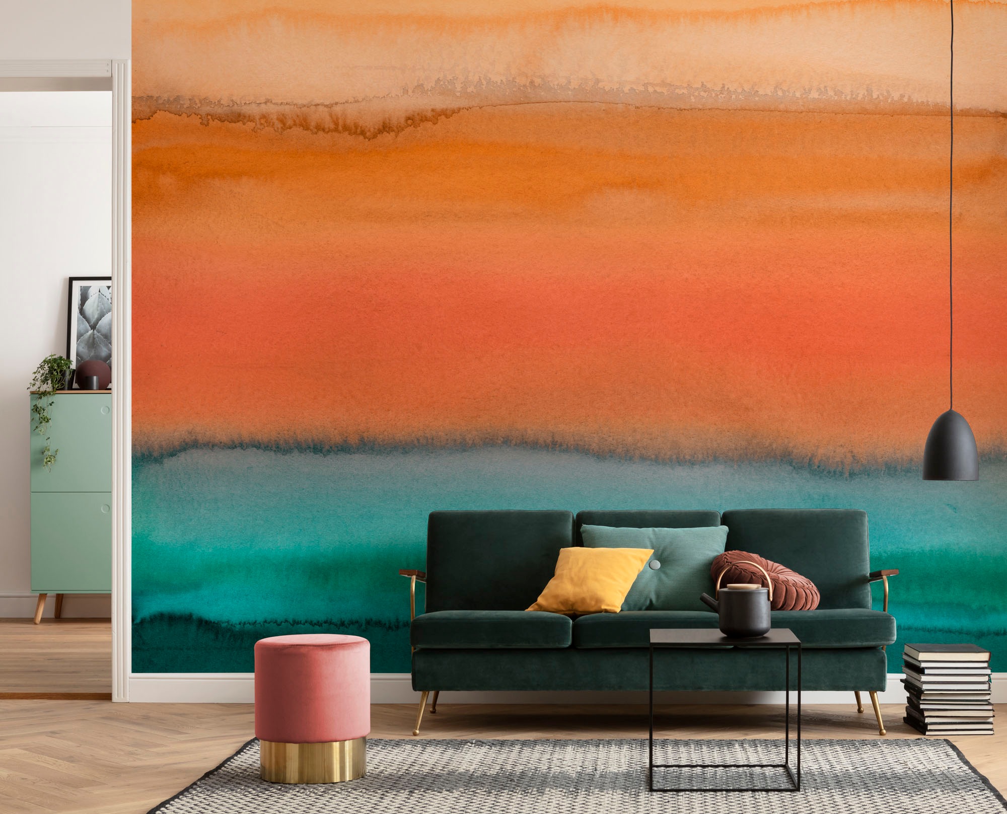Komar Fototapete »Digitaldruck Vlies - Risveglio - Größe 300 x 250 cm«, bedruckt, Wohnzimmer, Schlafzimmer