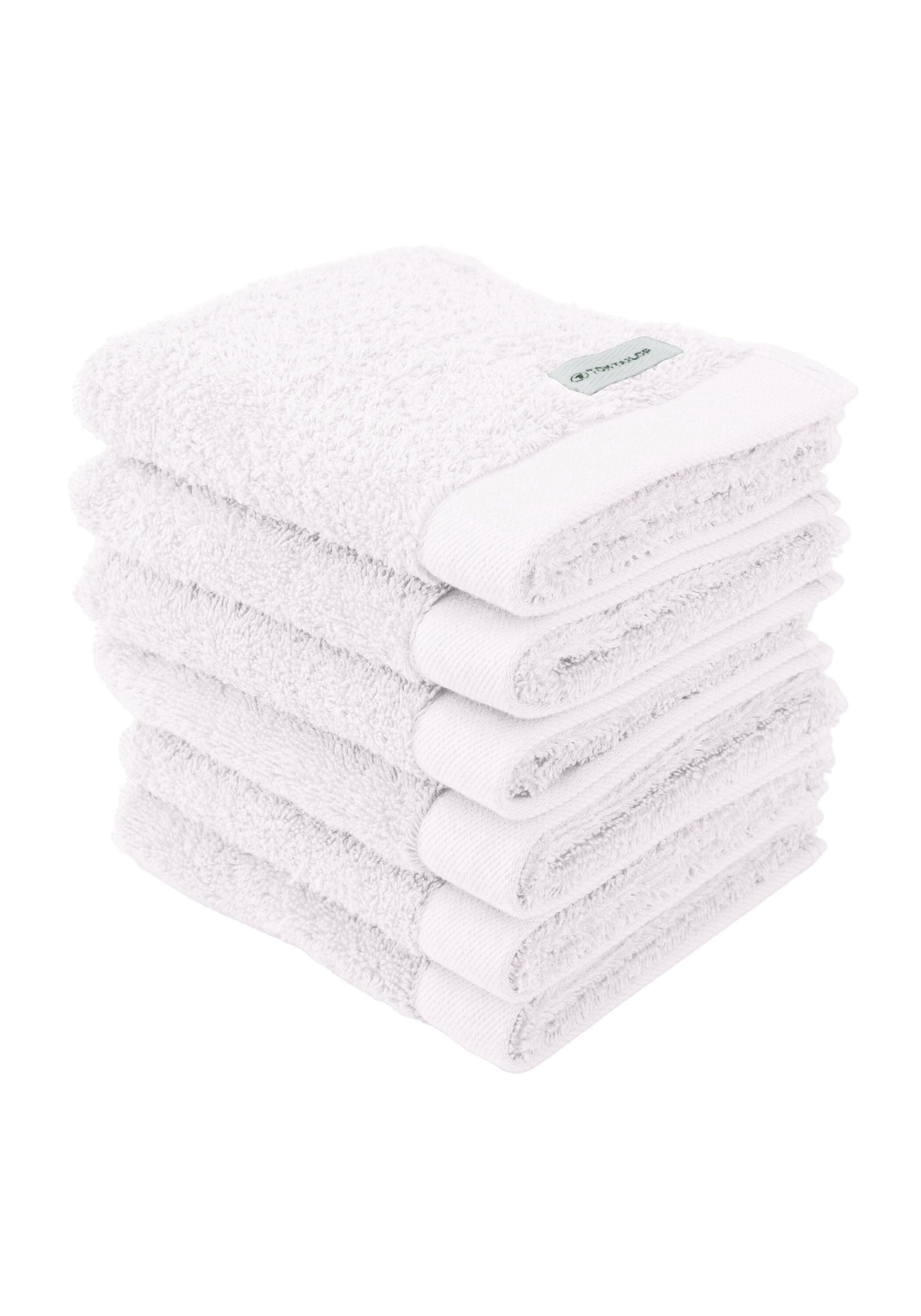 TOM TAILOR Gästehandtuch "Gästetuch Color Bath Guest Towel 6er Pack"