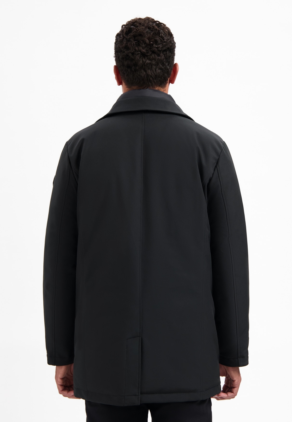 NO EXCESS Parka »No Excess Langer Parka mit Stehkragen NOX Jacket«