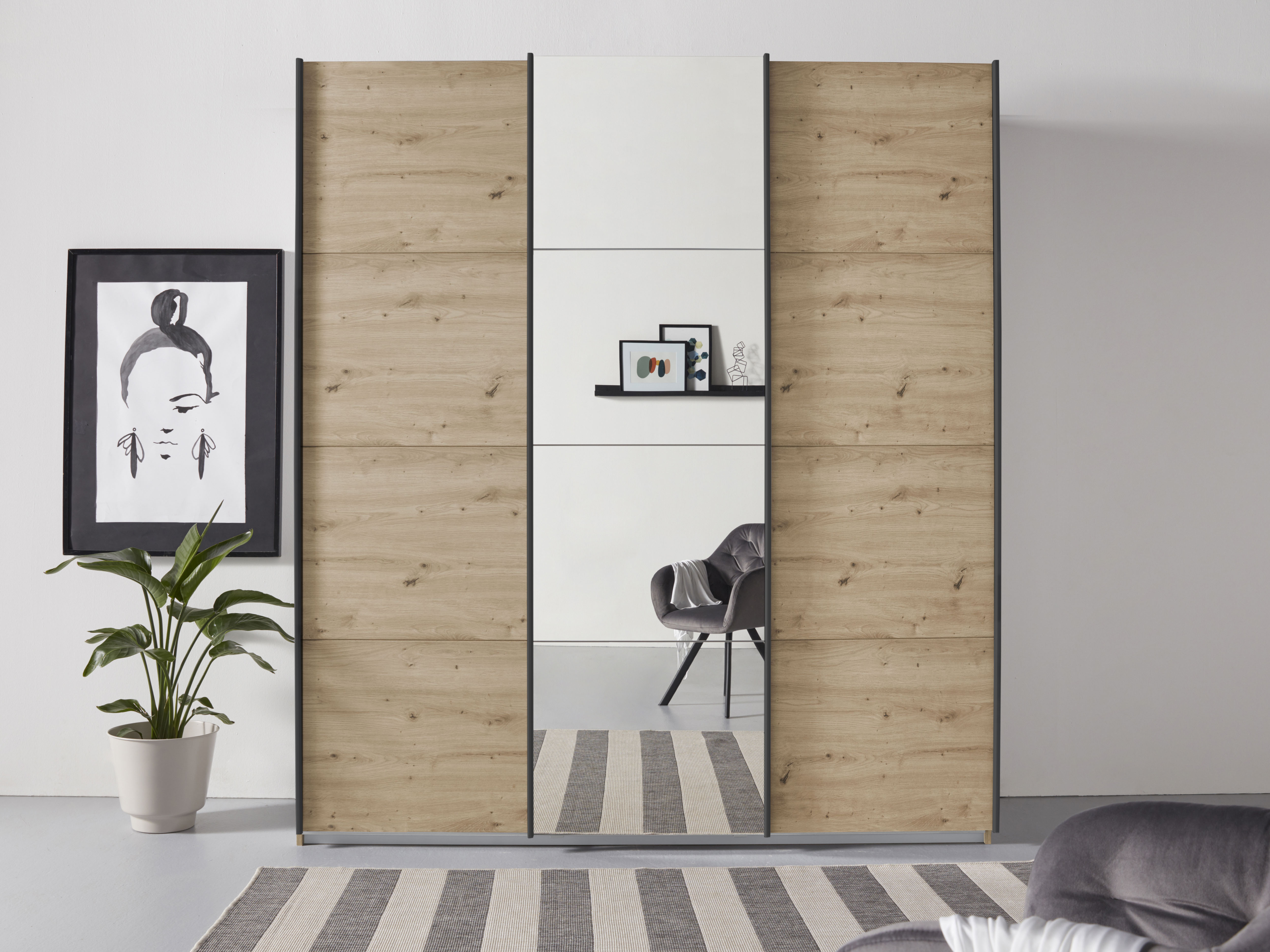 OTTO home "Mehrzweckschrank Aktenschrank Möbel Mietswohnung TOPSELLER OTELI" 3 Ausstattungen BASIC/CLASSIC/PREMIUM (inkl. SOFT-CLOSE-FUNKTION), Breiten 203/271/315/360 cm Höhen 210/229 cm MADE IN GERMANY