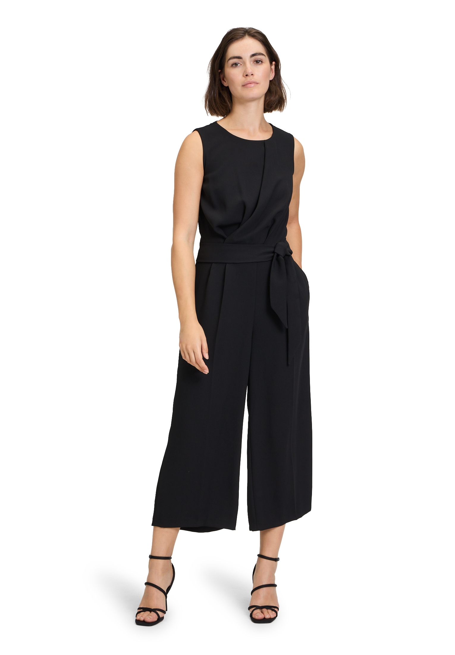 Overall »Betty & Co Jumpsuit ohne Arm«, (1 tlg.), Falten