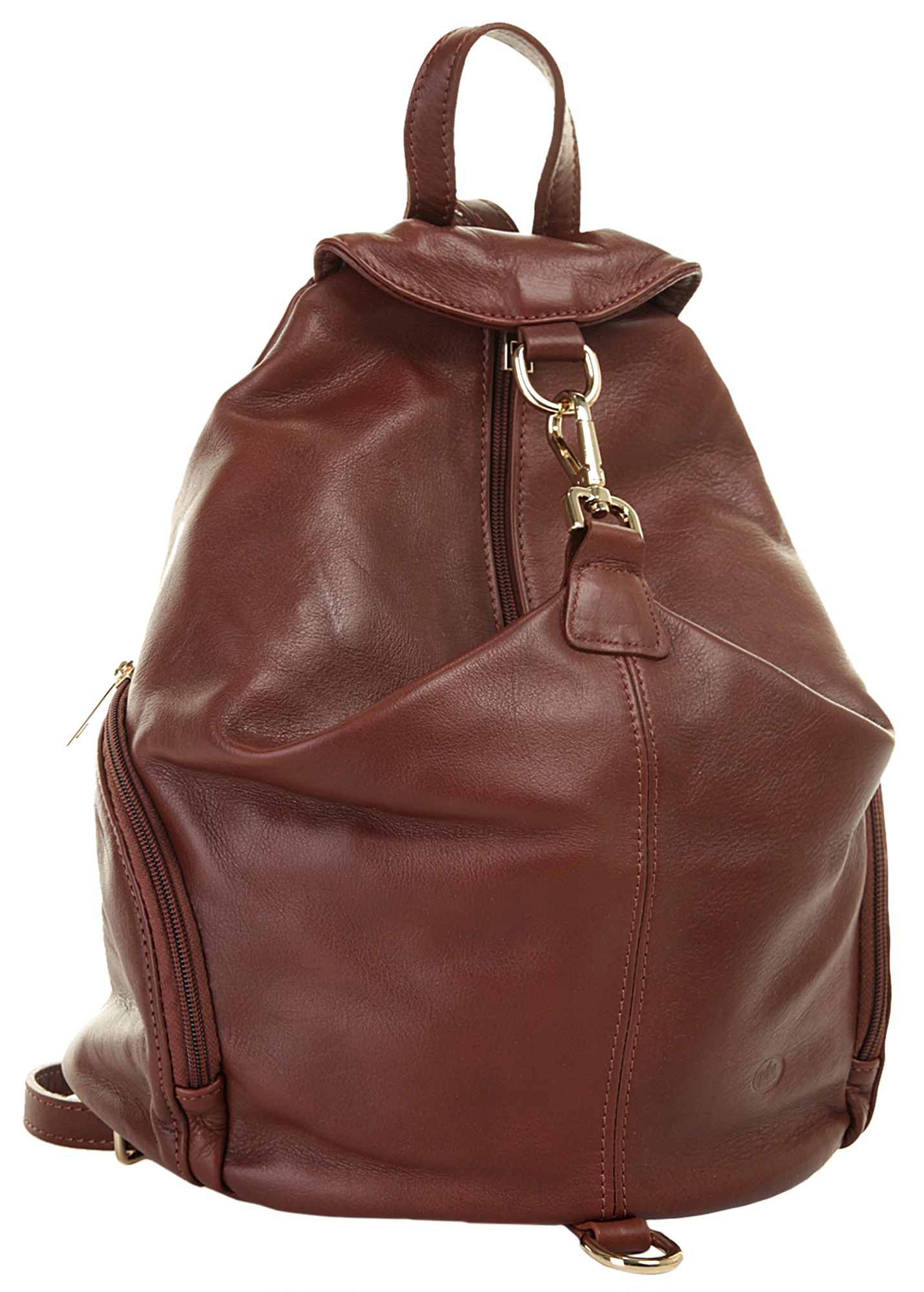 Thumbnail - Piké Cityrucksack echt Leder, Made in Italy